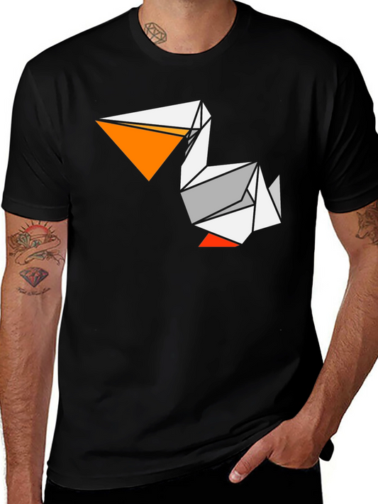 Origami Pelican T-Shirt - Unique Graphic Tee