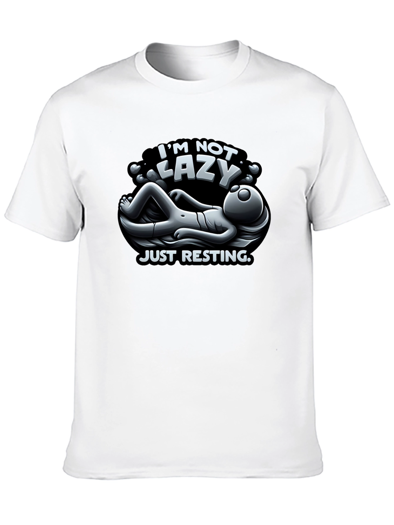 Im Not Lazy T-Shirt - Funny Resting Alien Tee