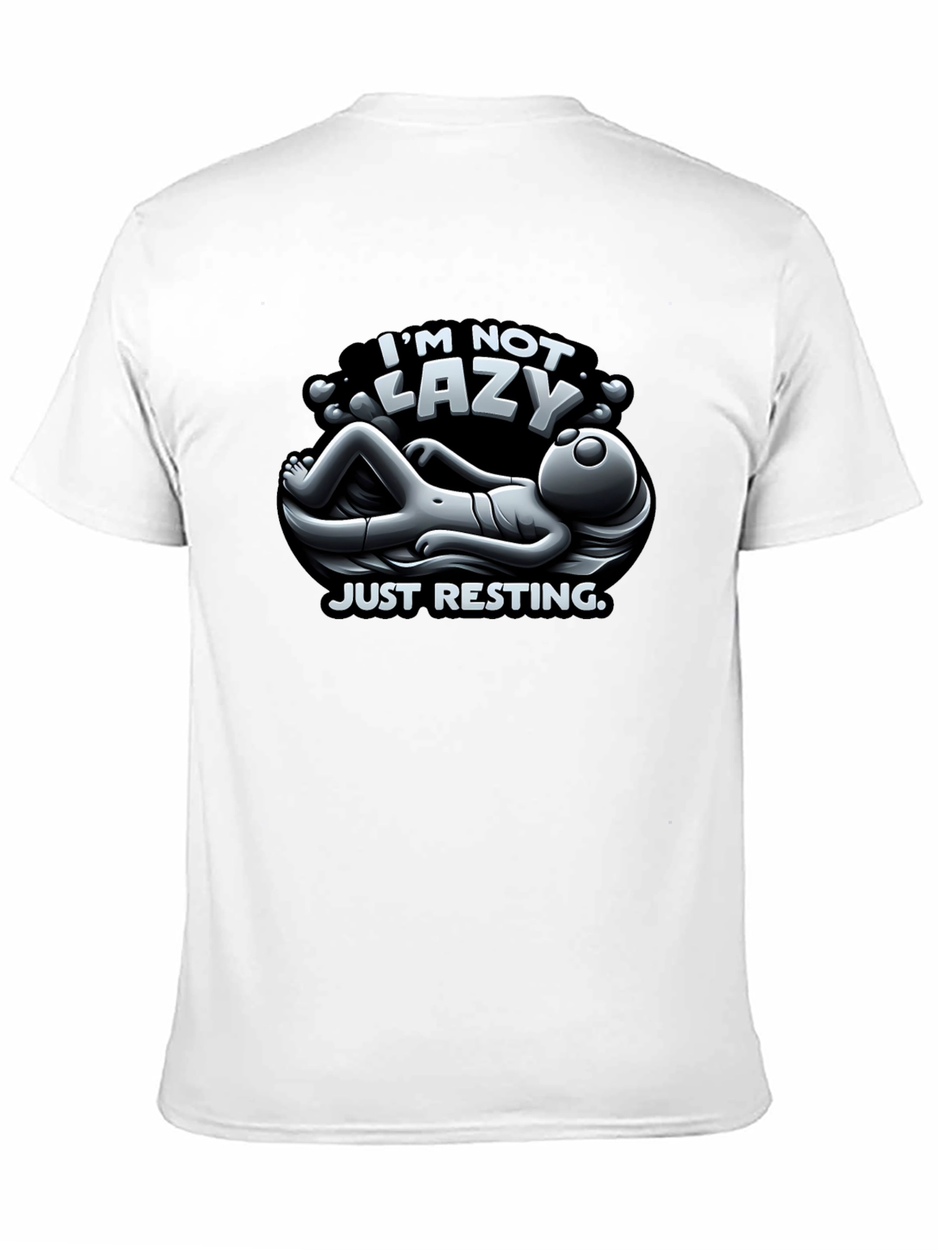 Im Not Lazy T-Shirt - Funny Resting Alien Tee