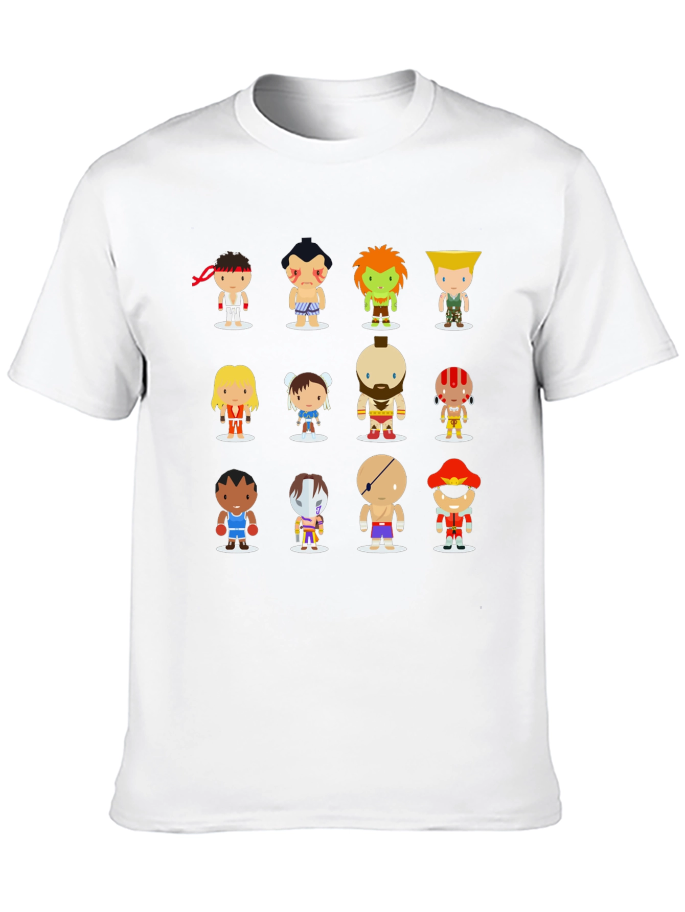Street Fighter Character T-Shirt