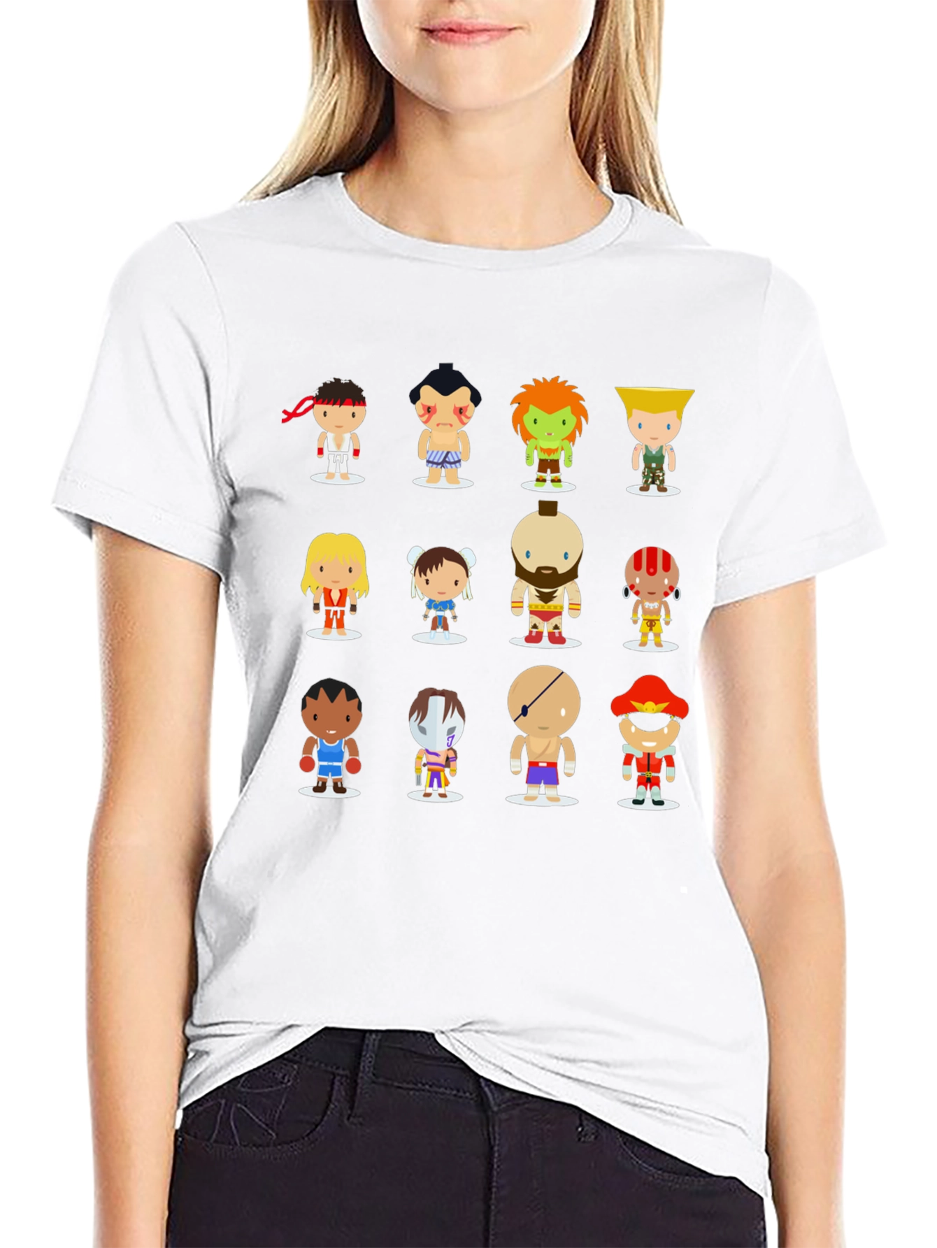 Street Fighter Character T-Shirt