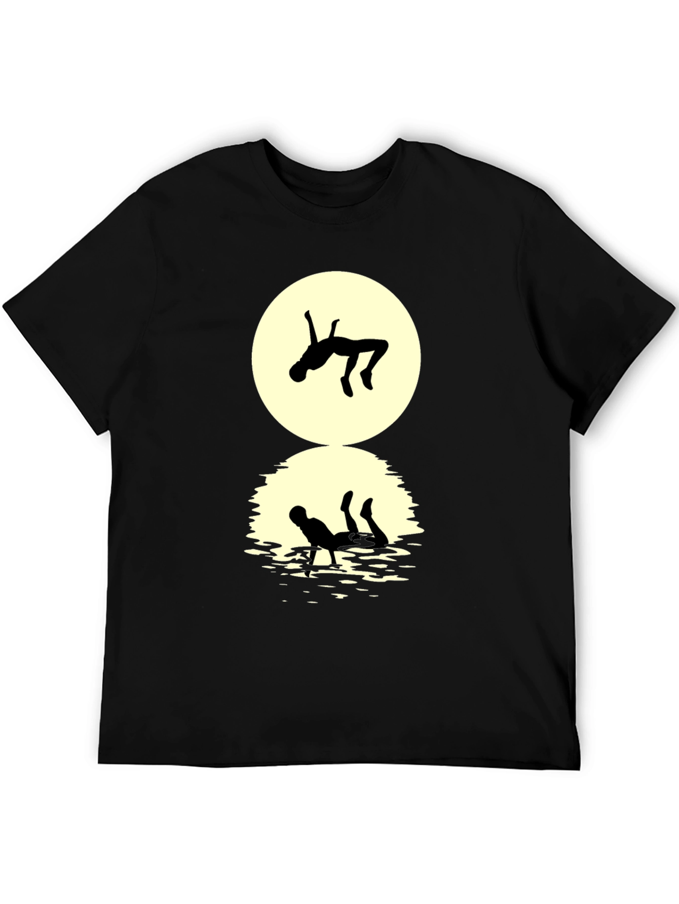 Silhouette Moon Reflection Graphic Tee
