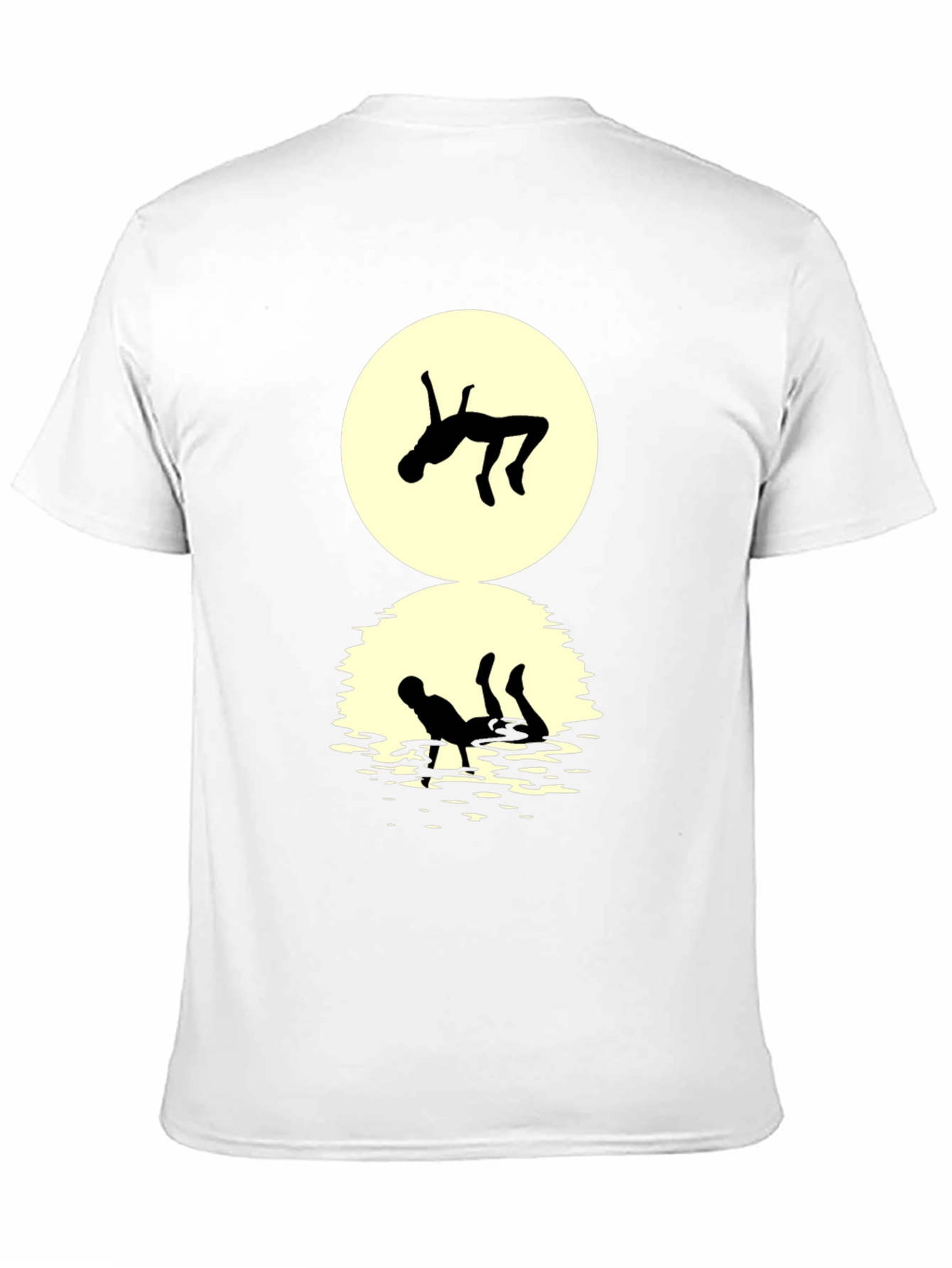 Silhouette Moon Reflection Graphic Tee