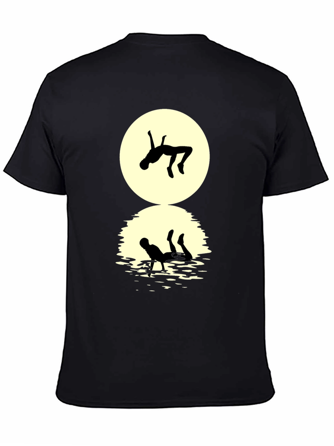 Silhouette Moon Reflection Graphic Tee