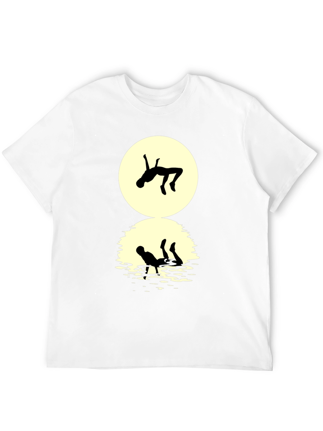 Silhouette Moon Reflection Graphic Tee