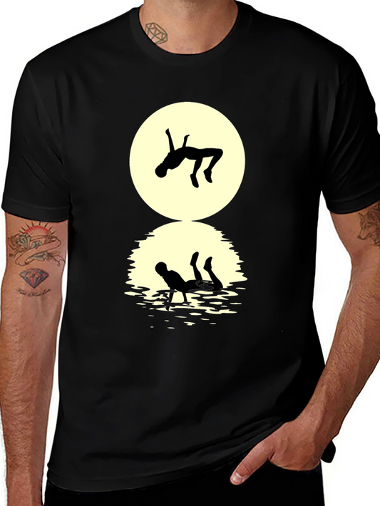 Silhouette Moon Reflection Graphic Tee