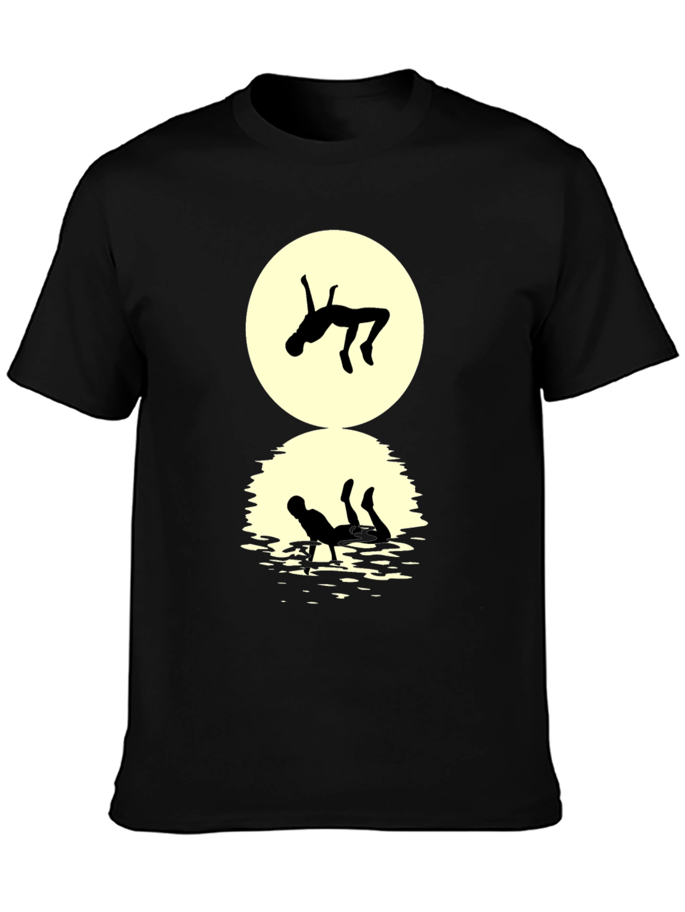 Silhouette Moon Reflection Graphic Tee