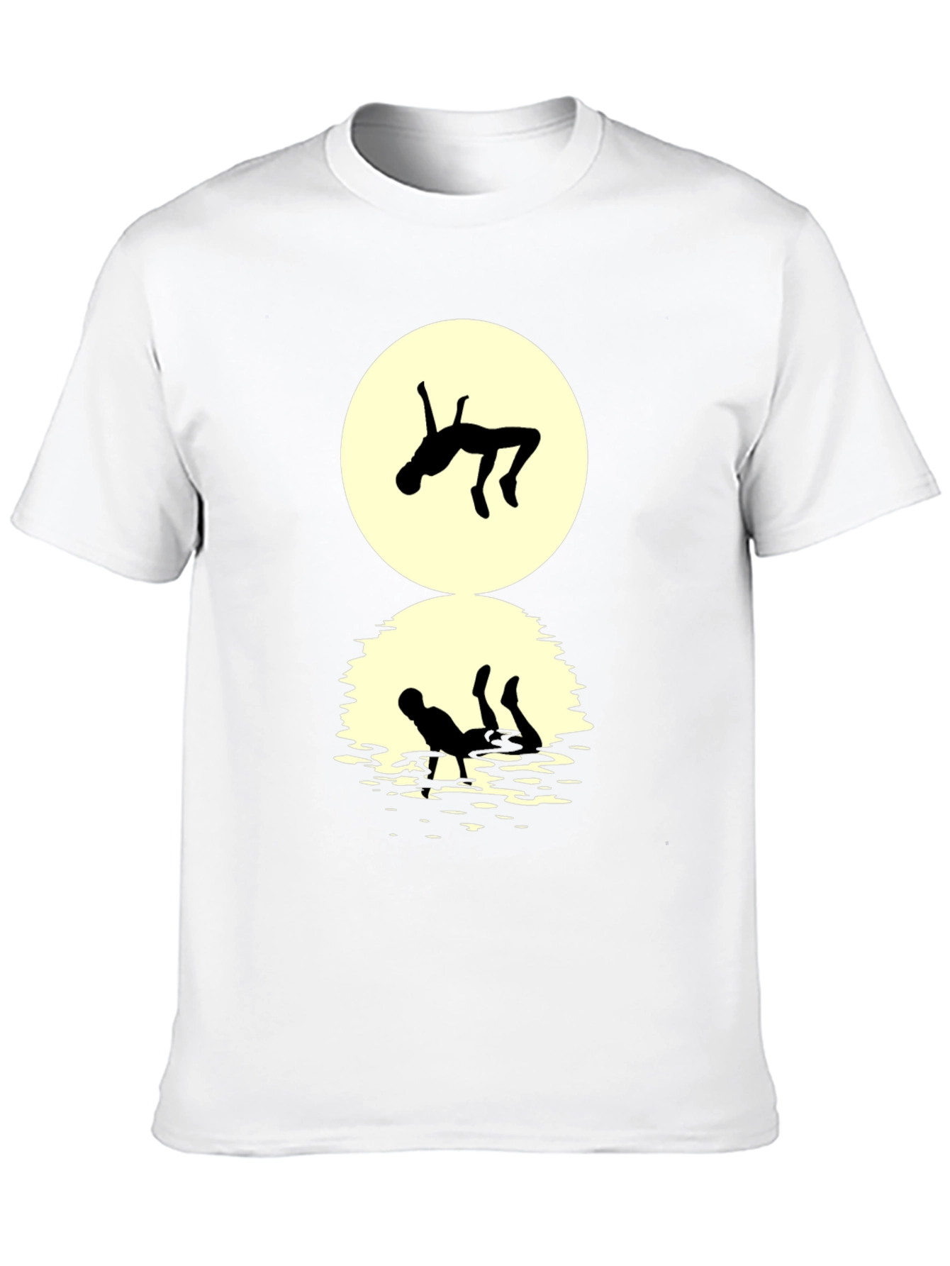 Silhouette Moon Reflection Graphic Tee
