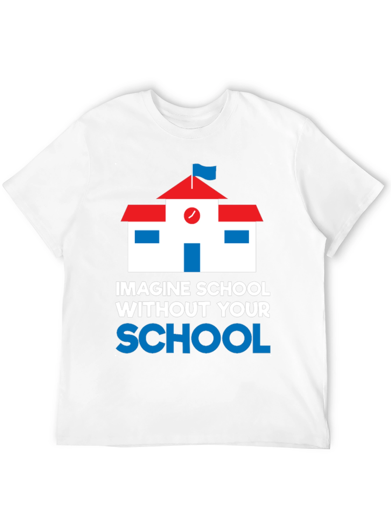 Imagine School T-Shirt Black Cotton