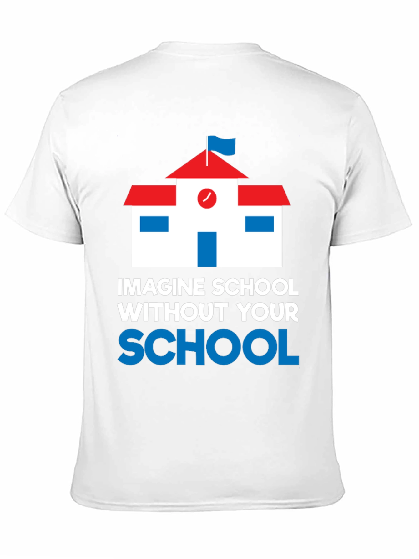 Imagine School T-Shirt Black Cotton