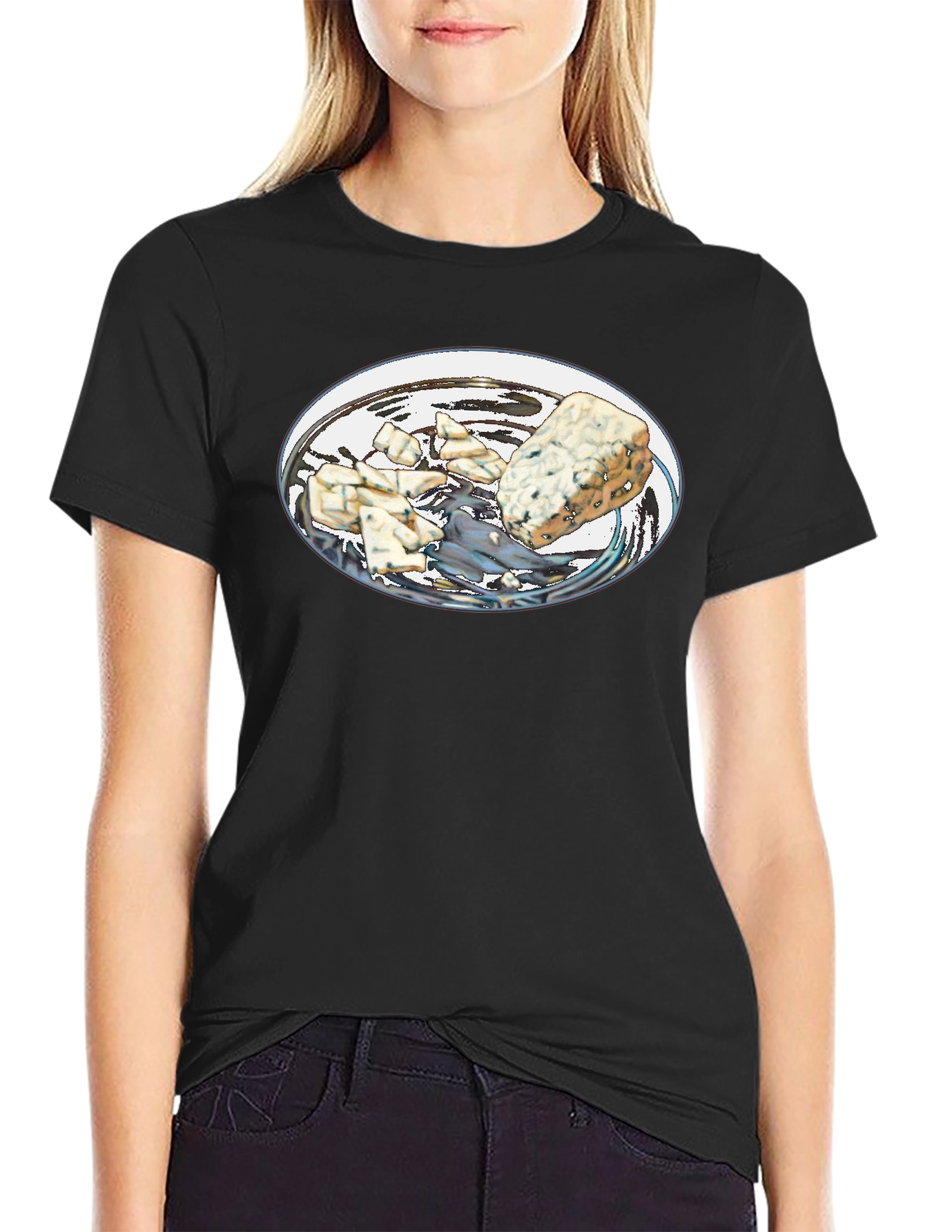 Blue Cheese T-Shirt - Novelty Food Tee