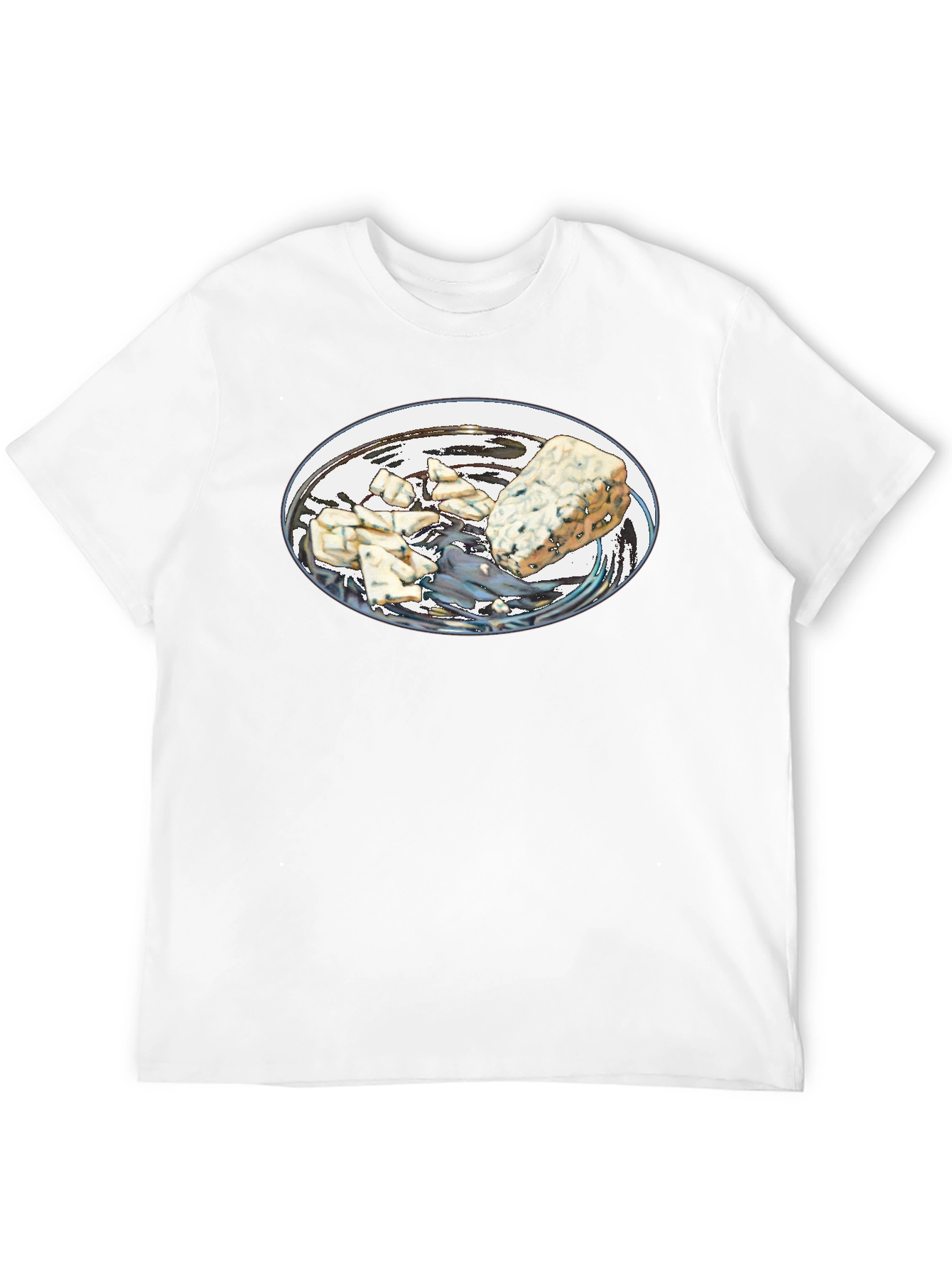 Blue Cheese T-Shirt - Novelty Food Tee
