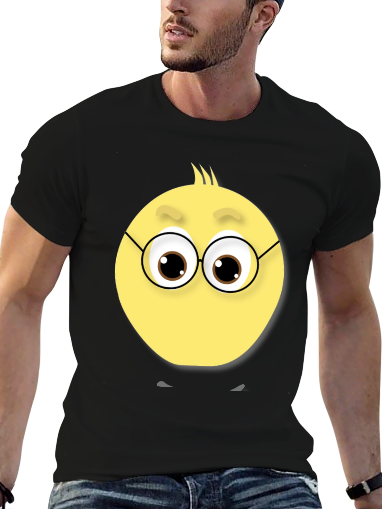 Funny Face T-Shirt - Unique Emoji Design