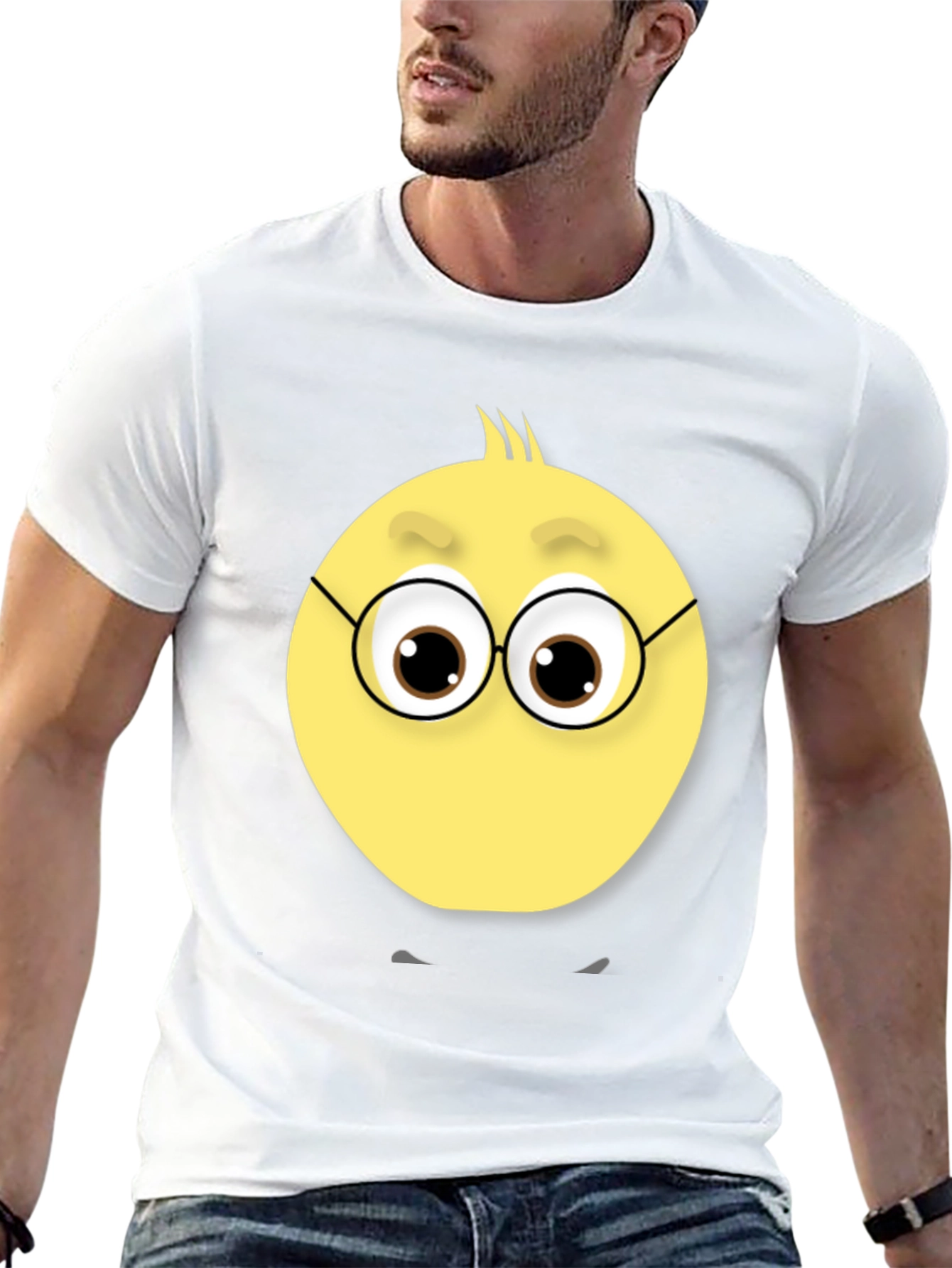 Funny Face T-Shirt - Unique Emoji Design