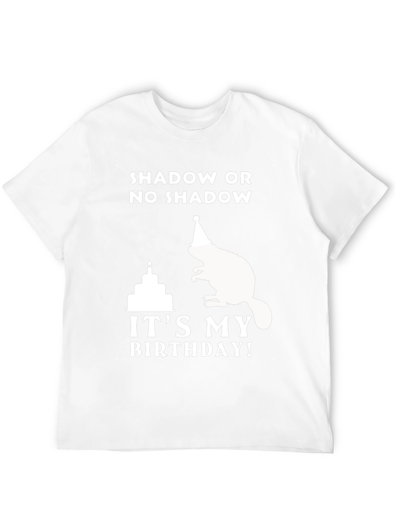 Shadow or No Shadow Birthday Beaver T-Shirt