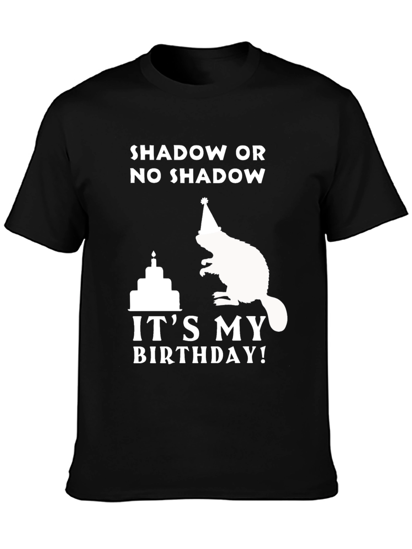 Shadow or No Shadow Birthday Beaver T-Shirt