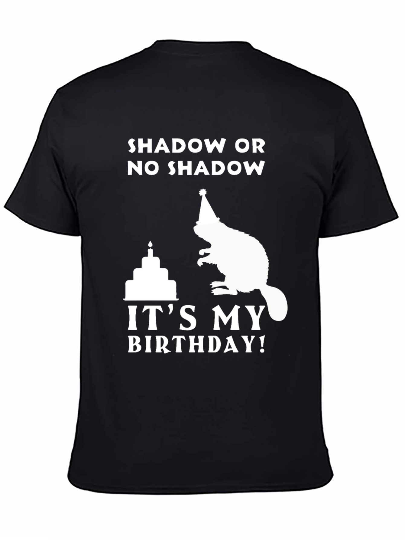 Shadow or No Shadow Birthday Beaver T-Shirt
