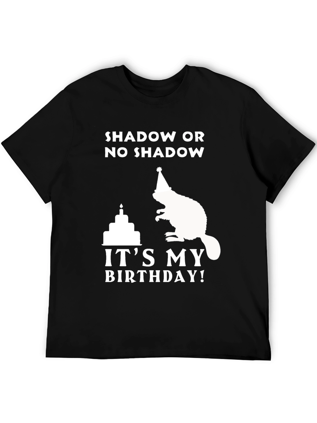 Shadow or No Shadow Birthday Beaver T-Shirt