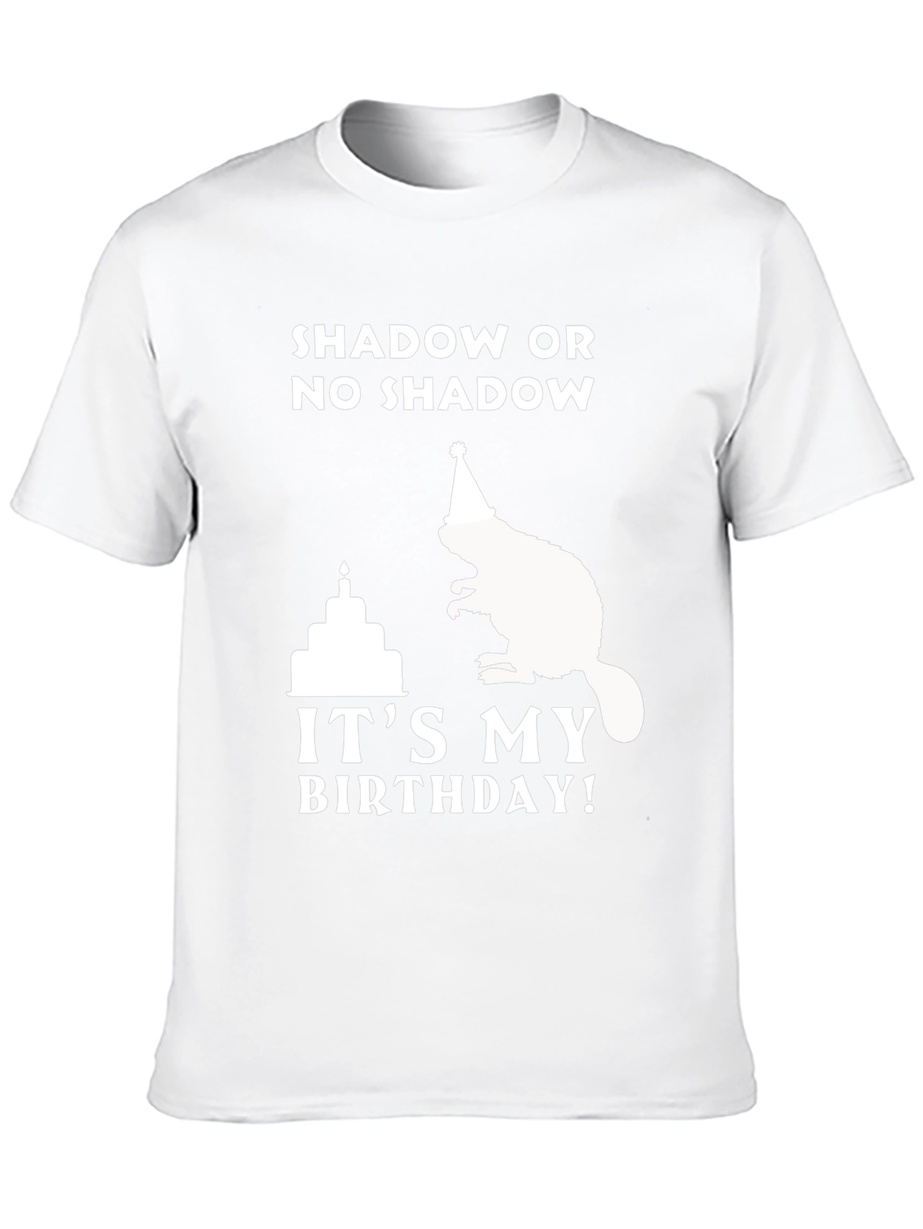 Shadow or No Shadow Birthday Beaver T-Shirt