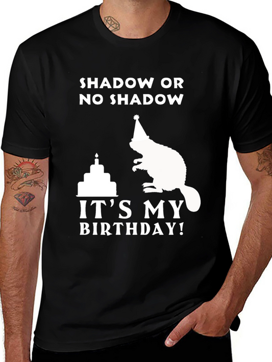 Shadow or No Shadow Birthday Beaver T-Shirt