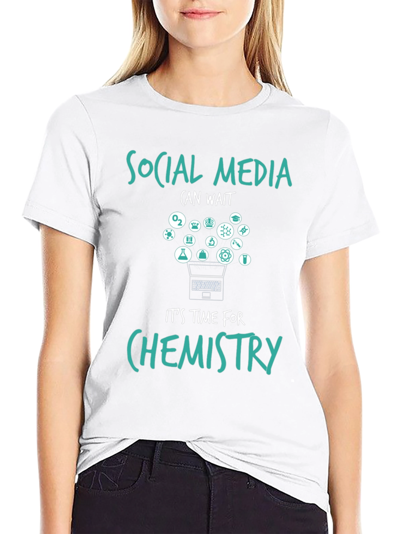 Social Media Wait Chemistry T-Shirt