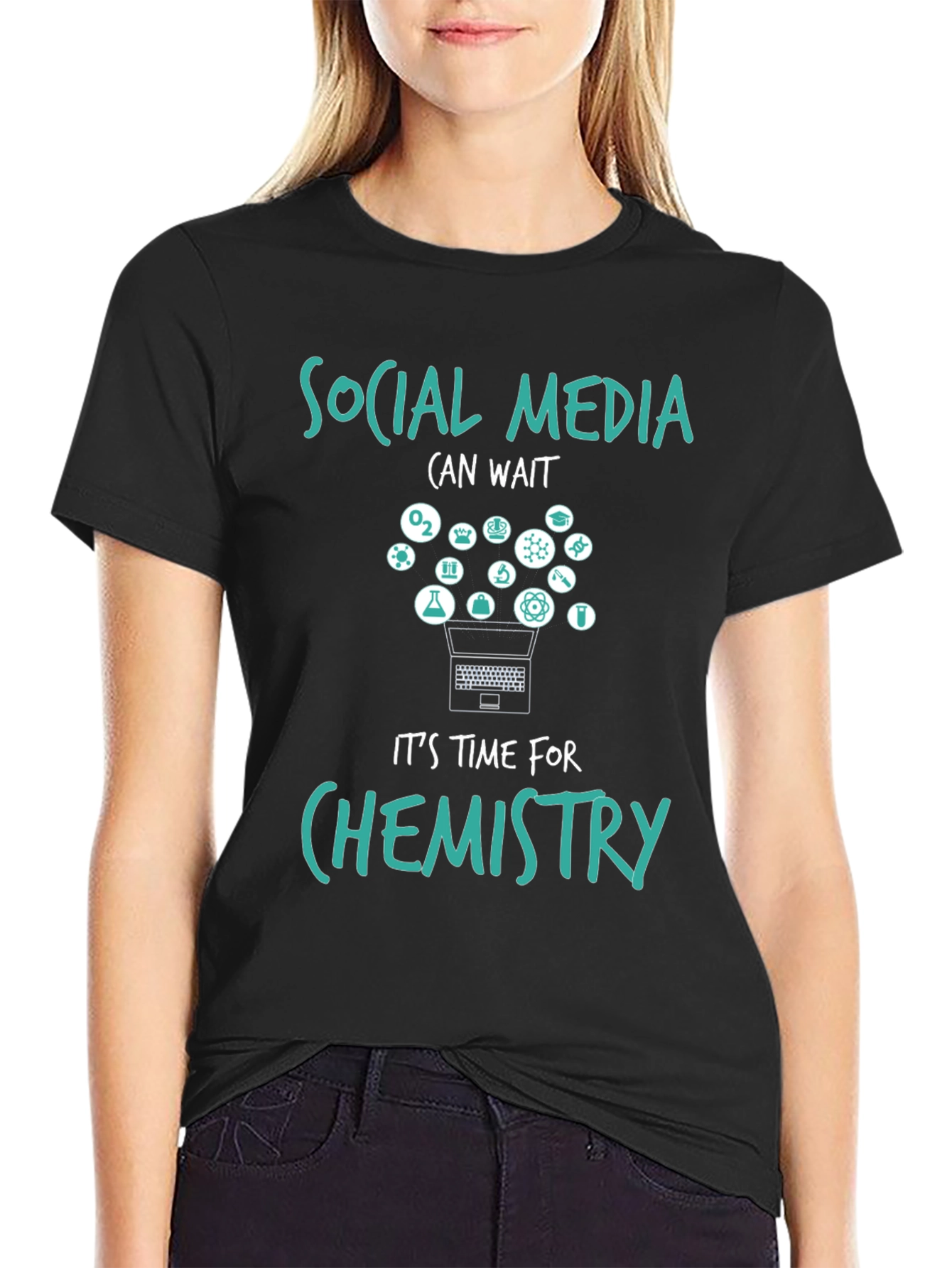 Social Media Wait Chemistry T-Shirt
