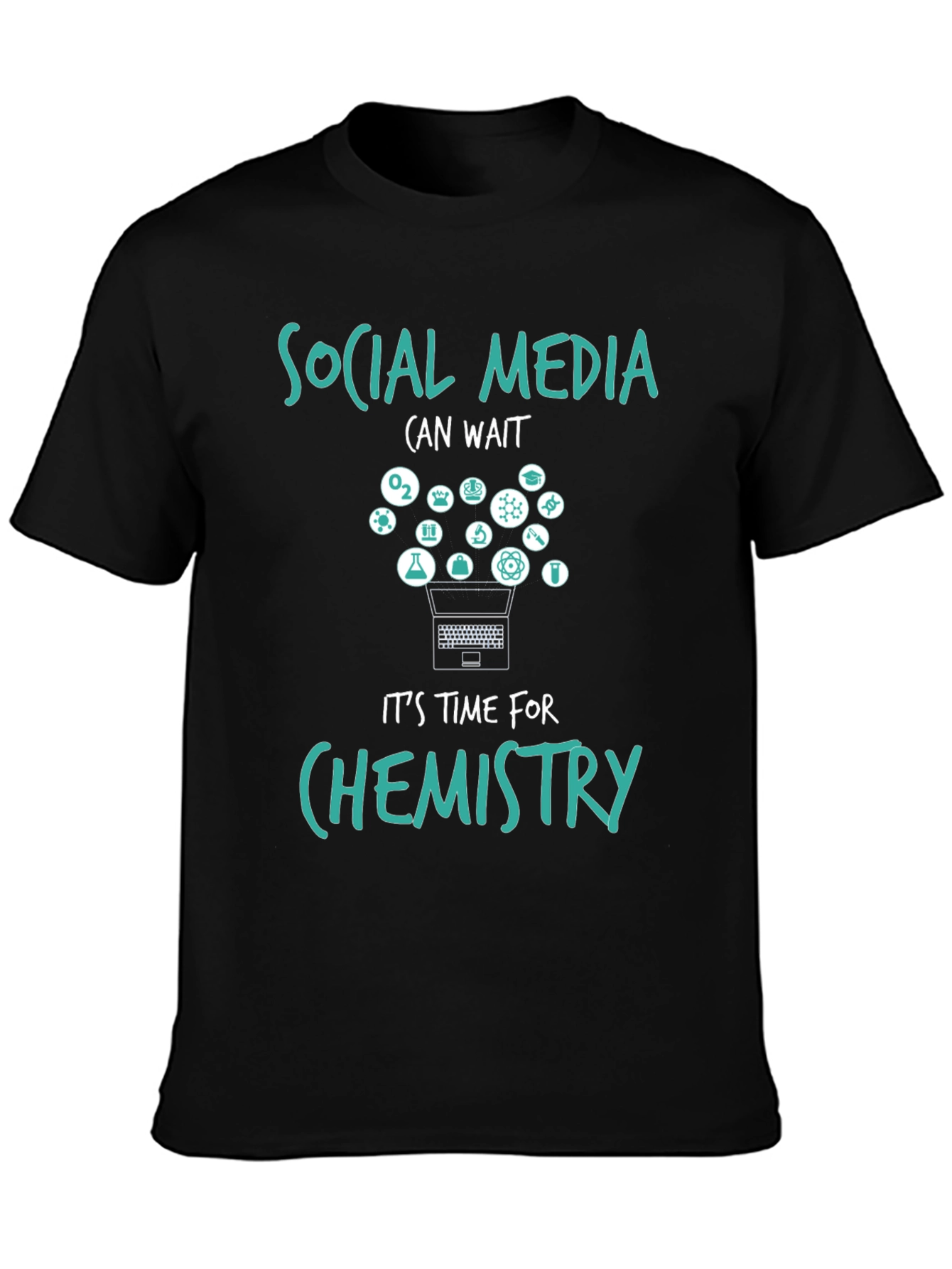 Social Media Wait Chemistry T-Shirt