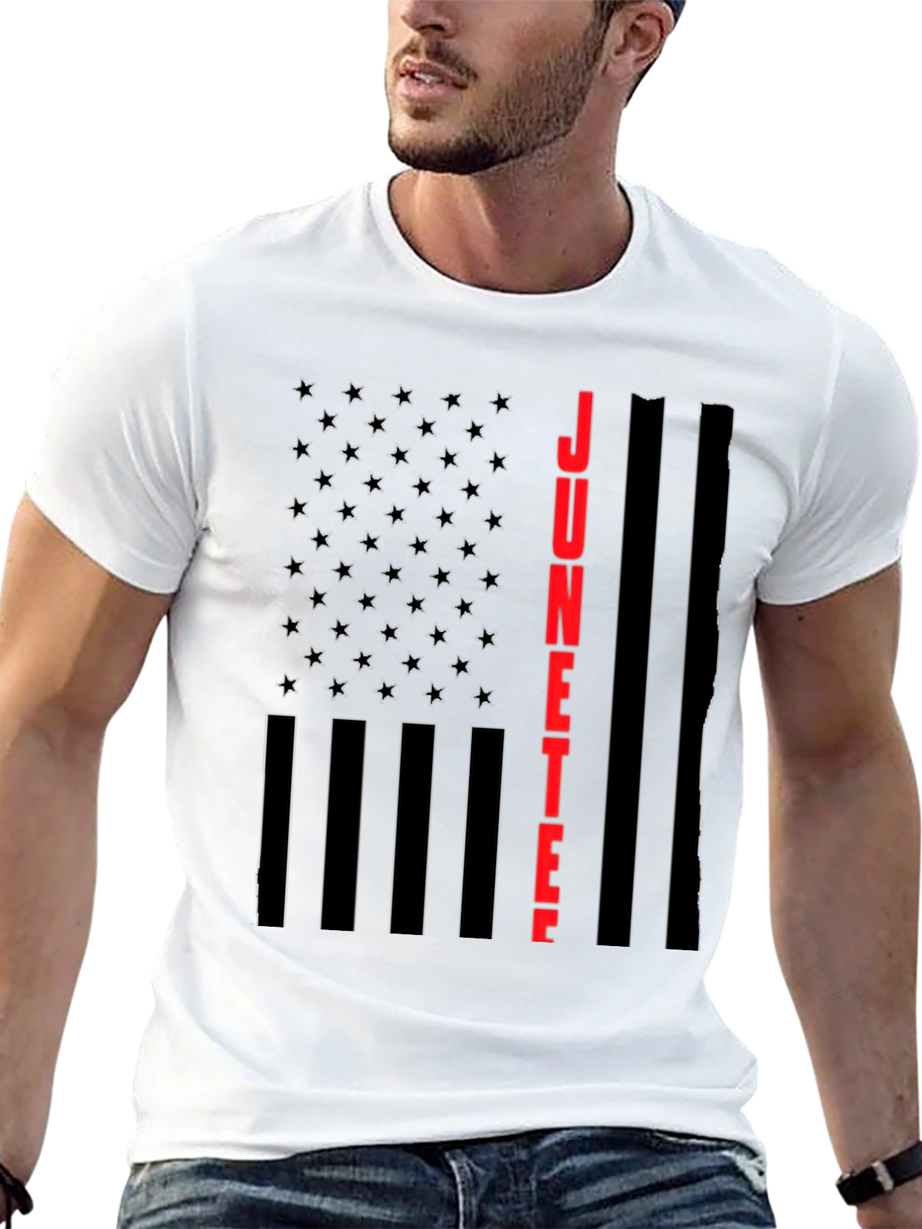 Juneteenth American Flag T-Shirt - Celebrate Freedom