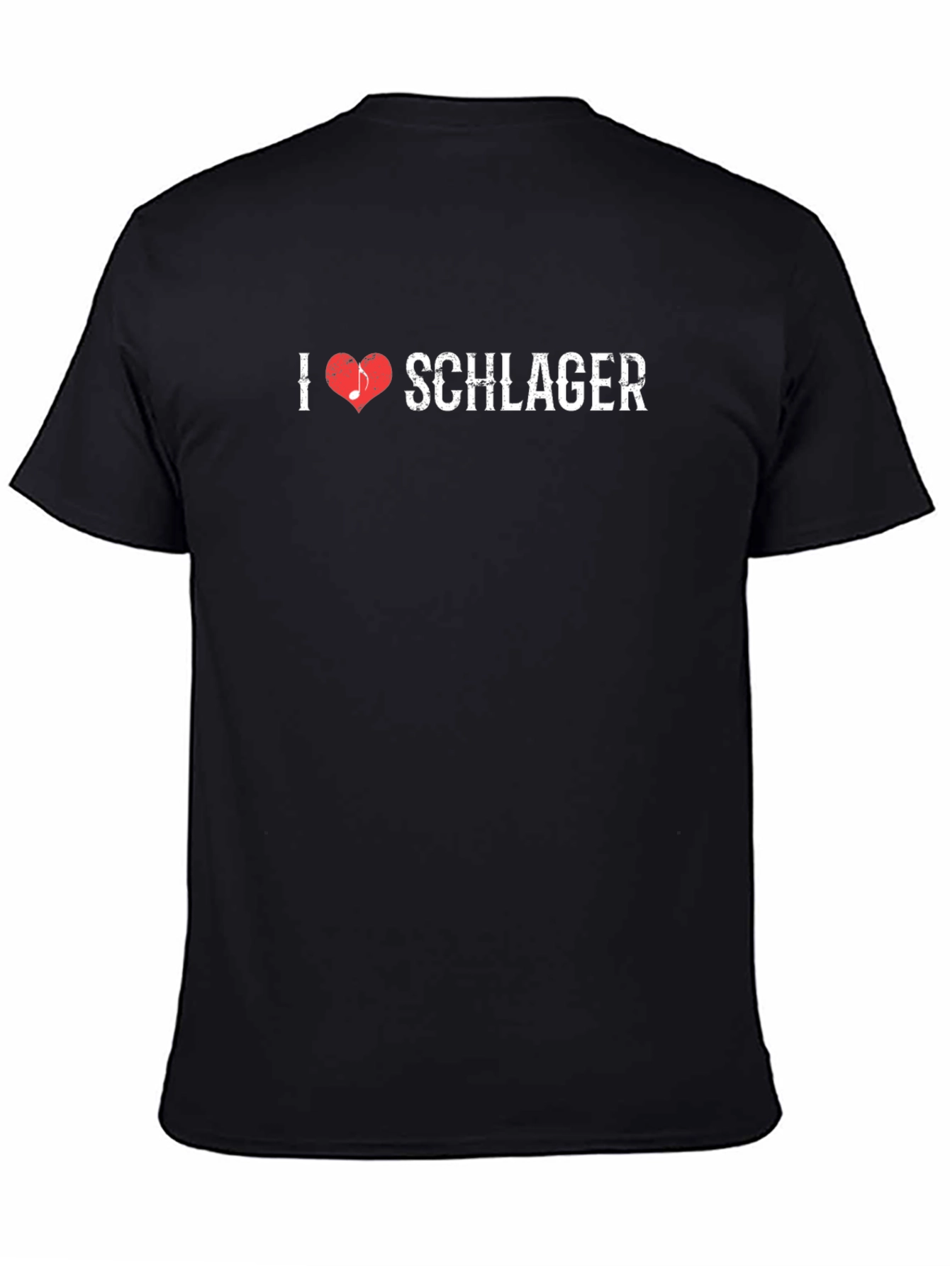 I Love Schlager Heart Music Note T-Shirt