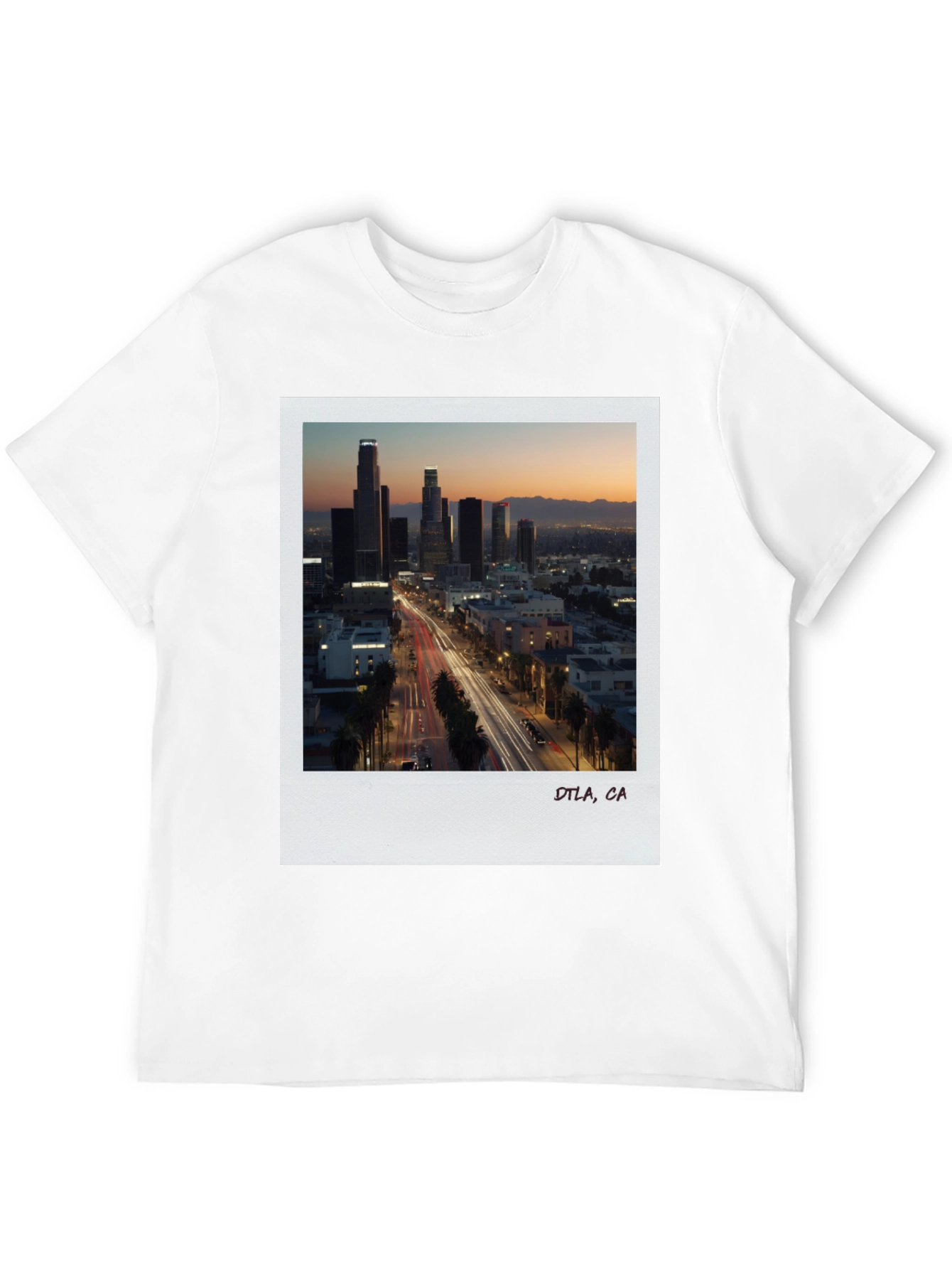 DTLA at Dusk Graphic Tee - Black