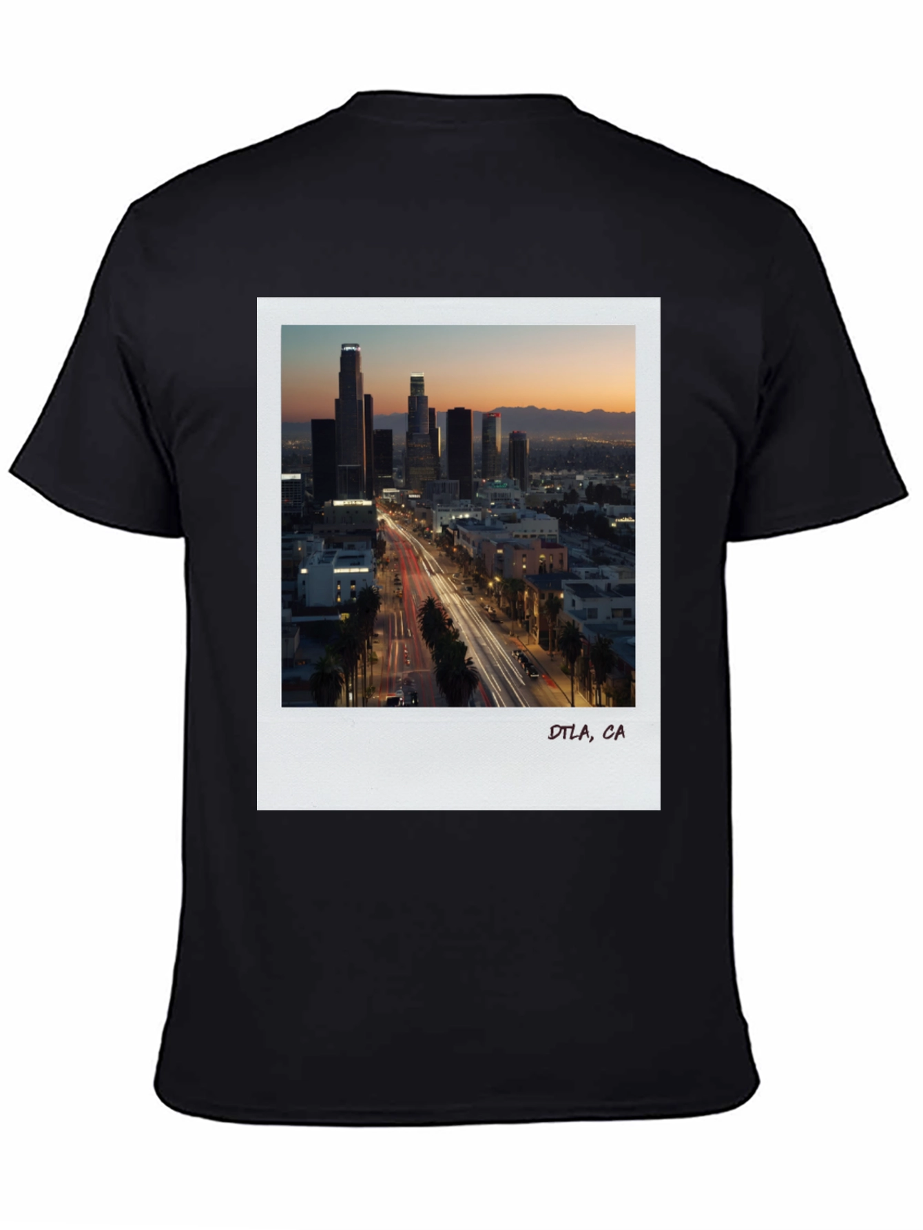 DTLA at Dusk Graphic Tee - Black
