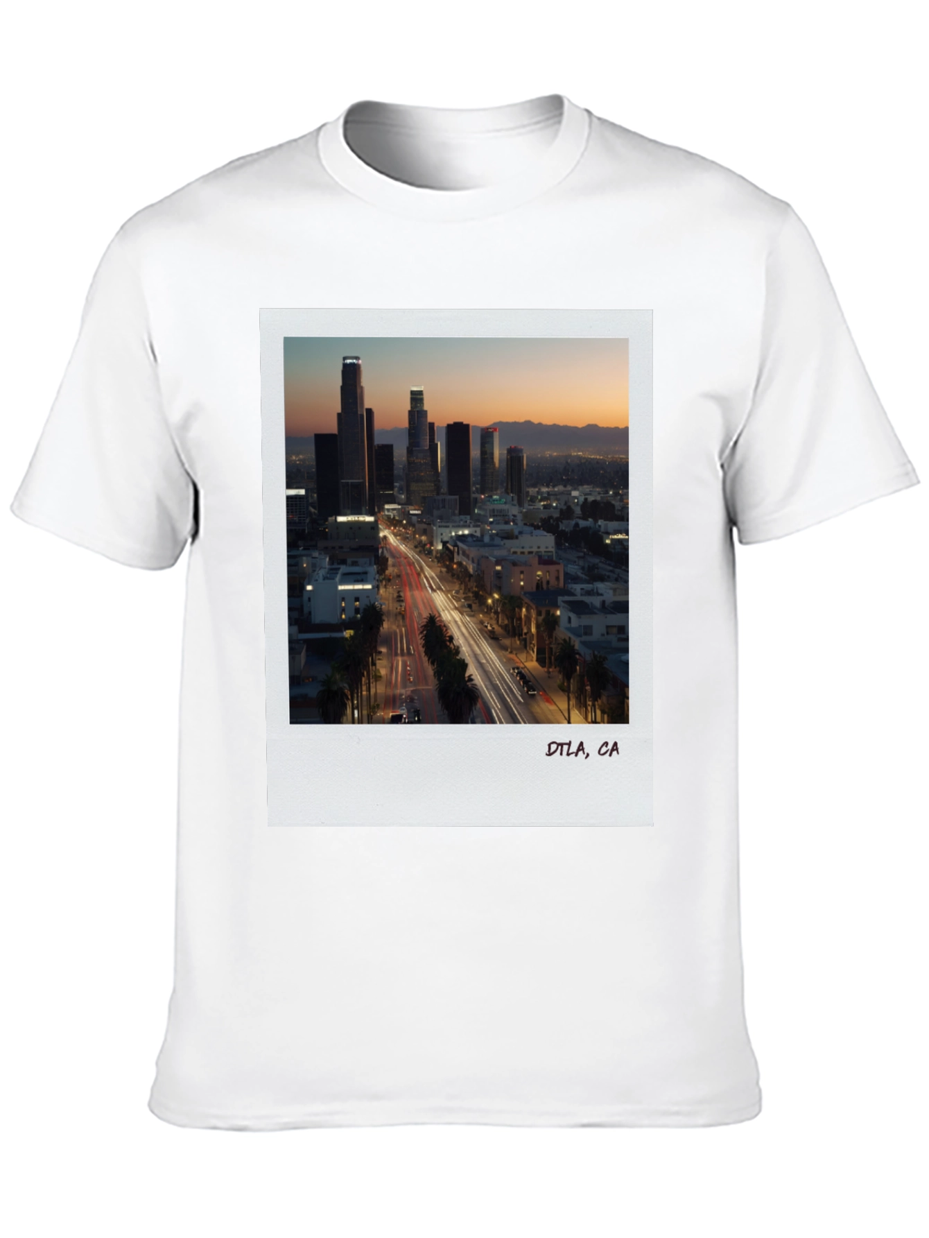 DTLA at Dusk Graphic Tee - Black