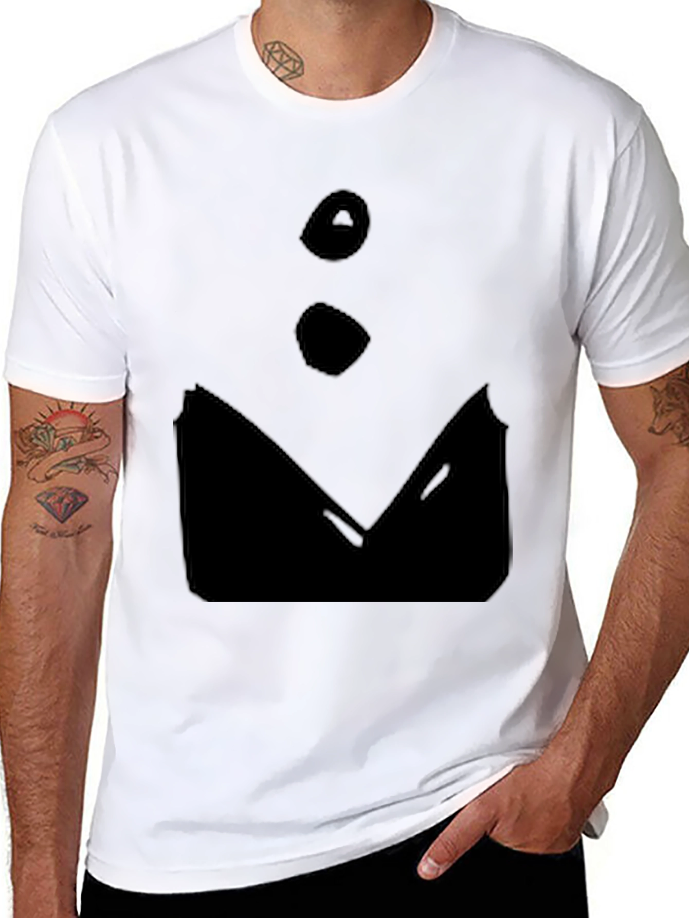 Abstract Graphic Tee - Modern Minimalist Design