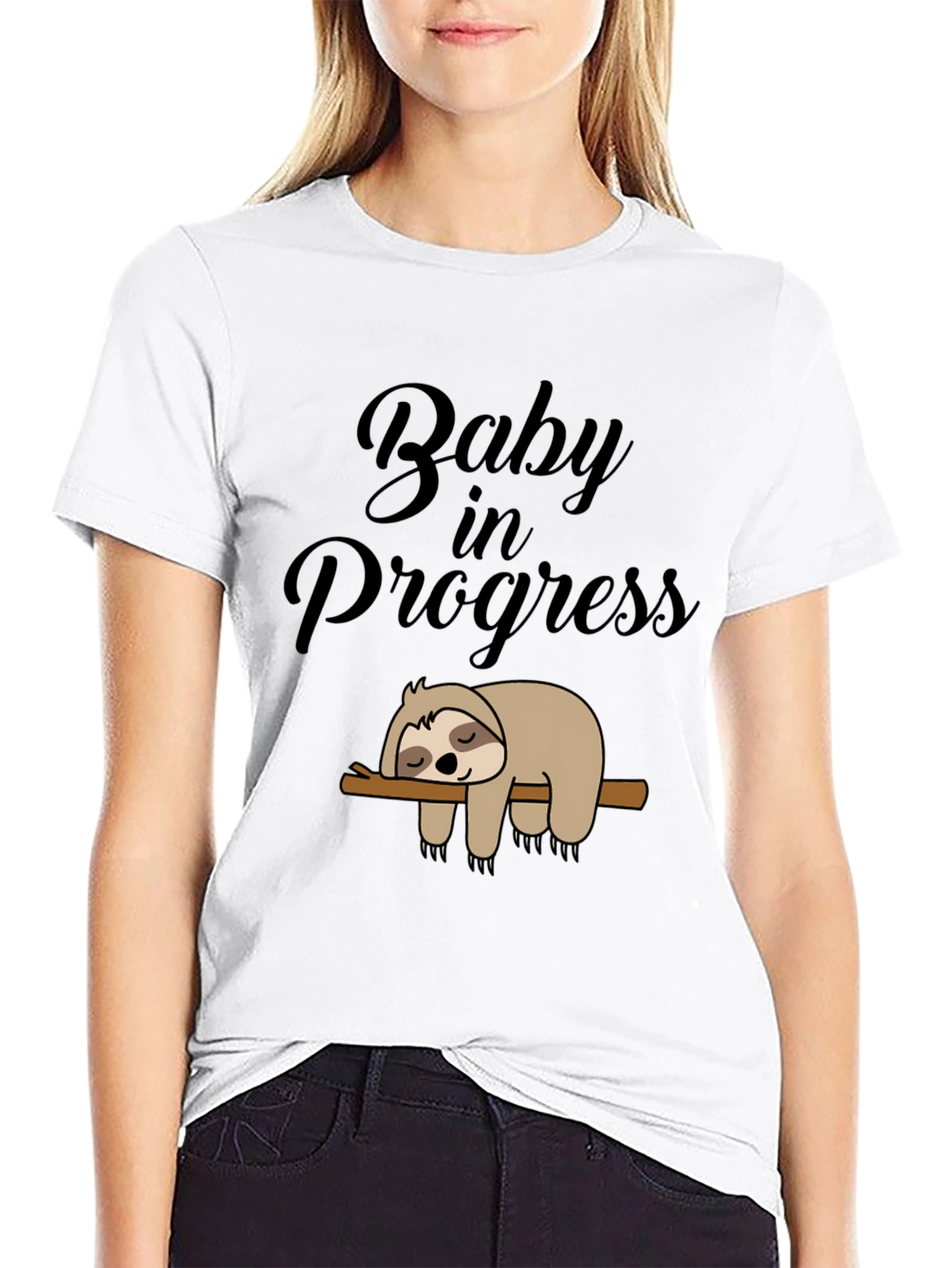 Baby in Progress Sloth Tee