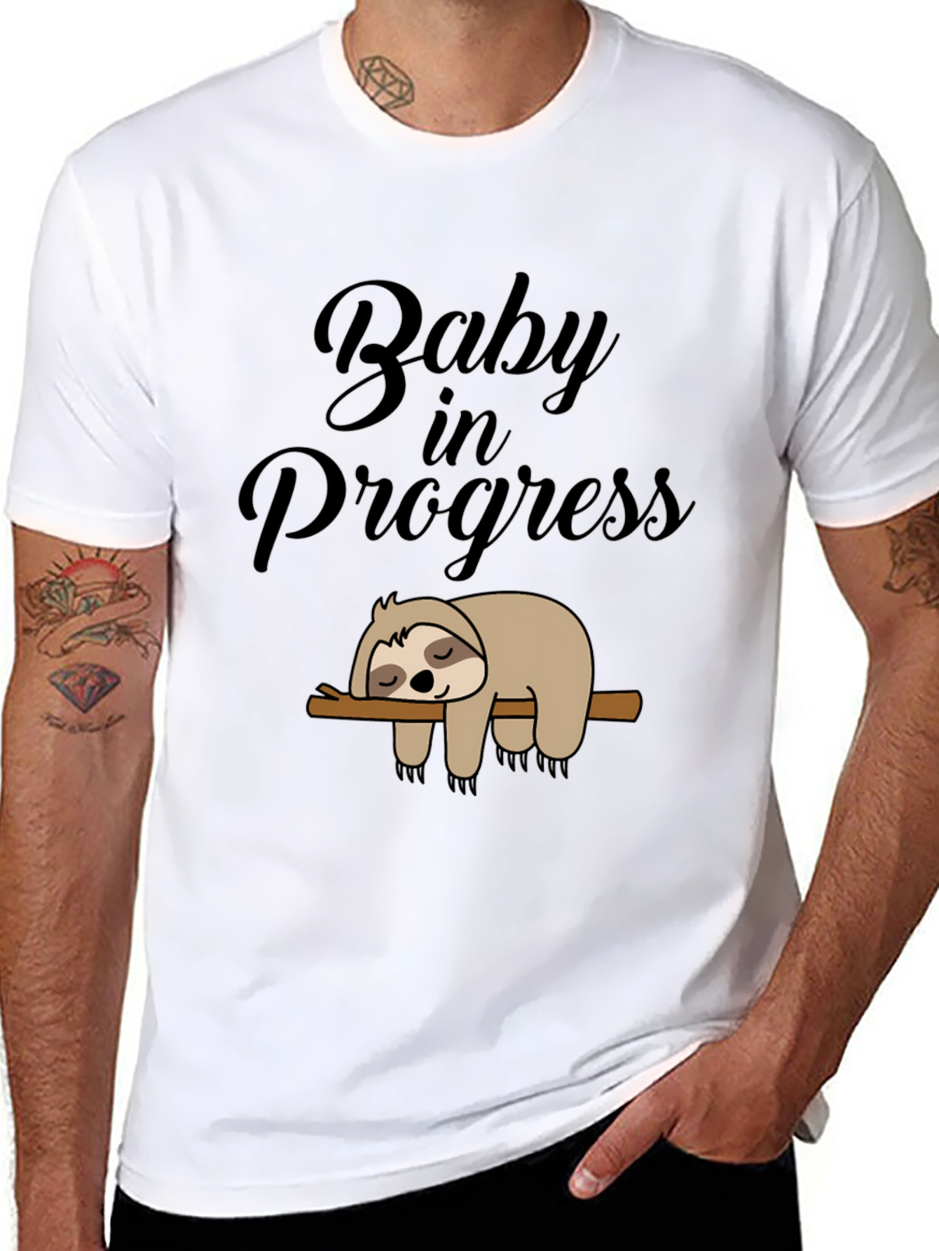 Baby in Progress Sloth Tee