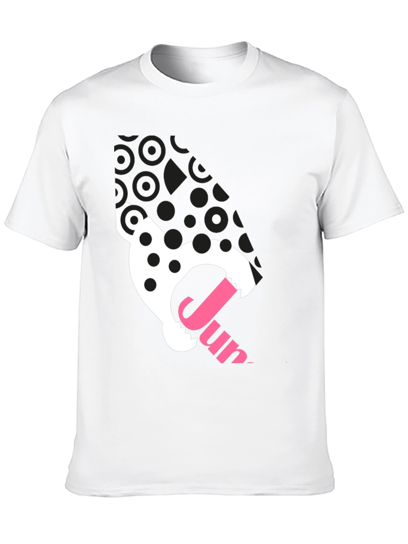 Black T-Shirt with Animal Graphic