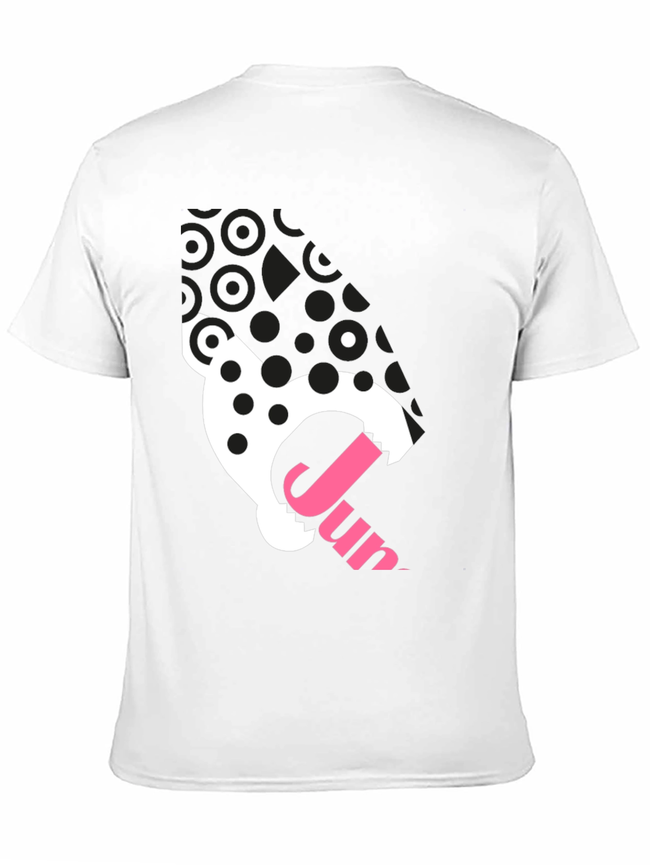 Black T-Shirt with Animal Graphic