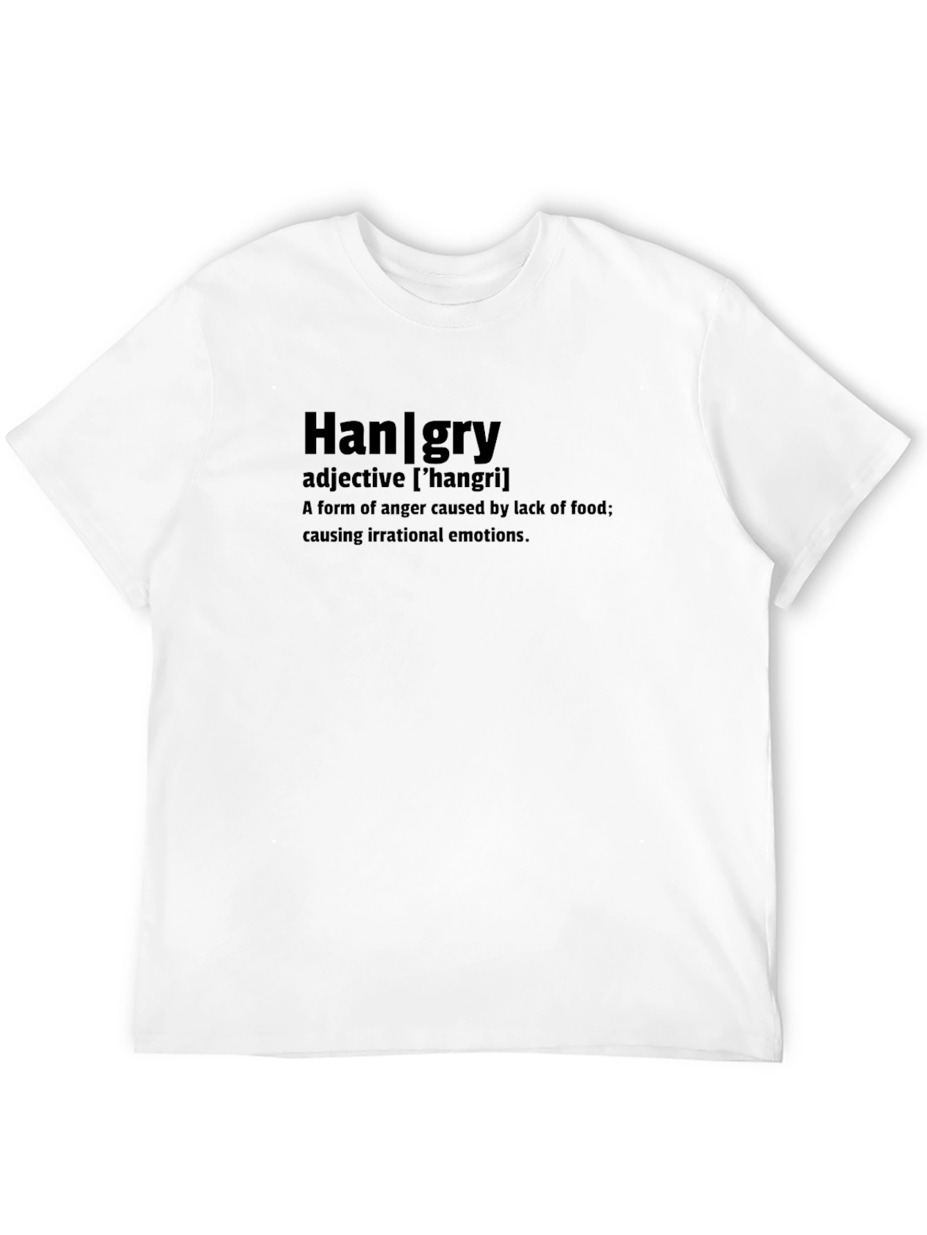 Hangry Definition Black T-Shirt