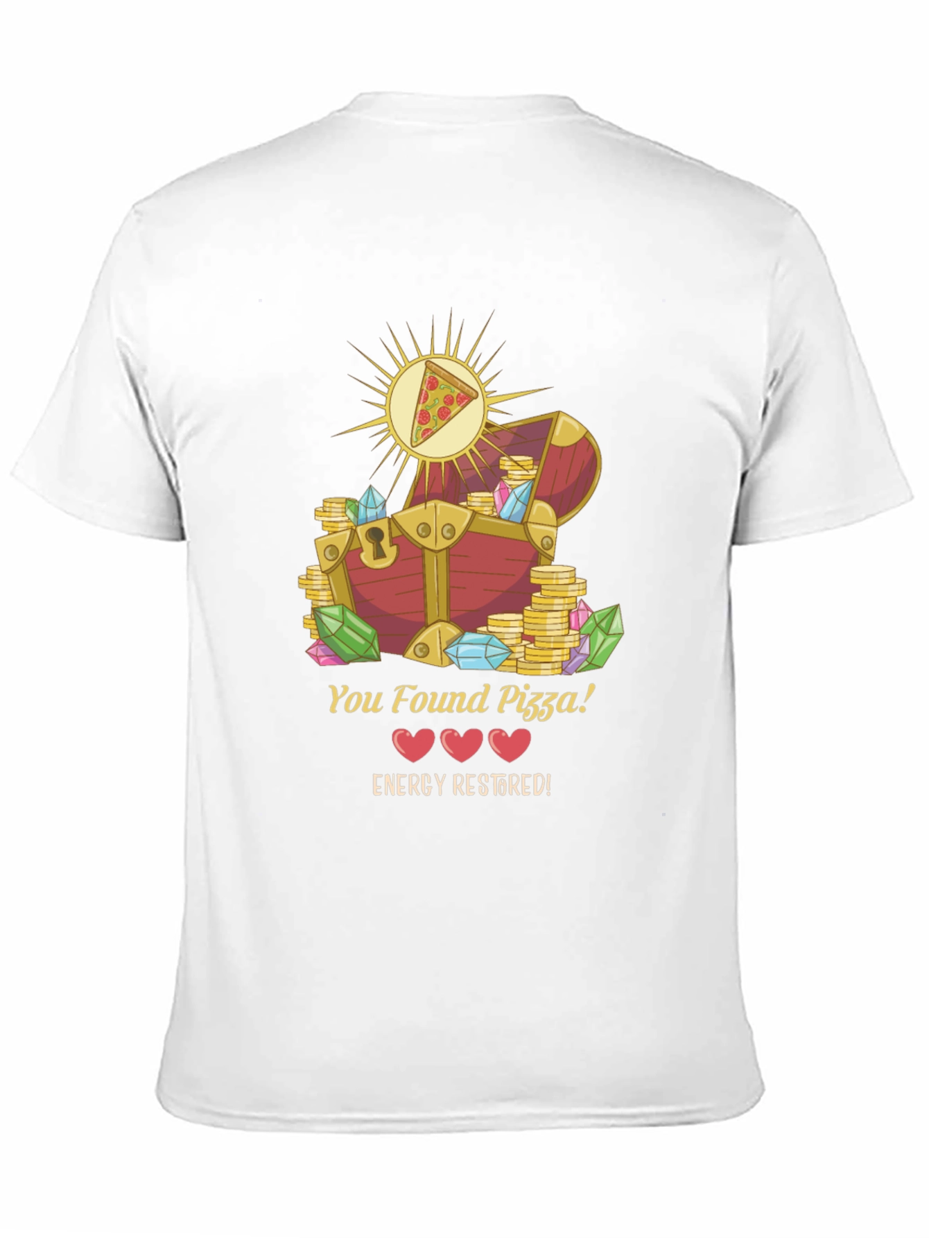 Pizza Treasure Chest Graphic Tee