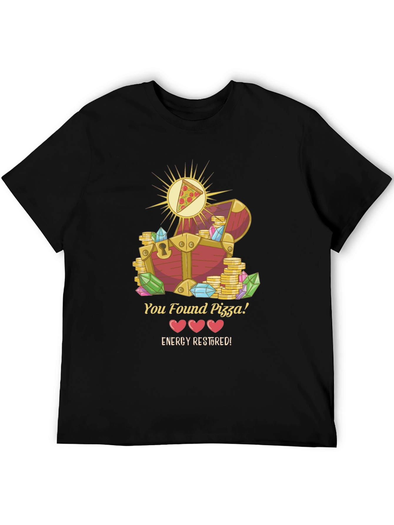 Pizza Treasure Chest Graphic Tee