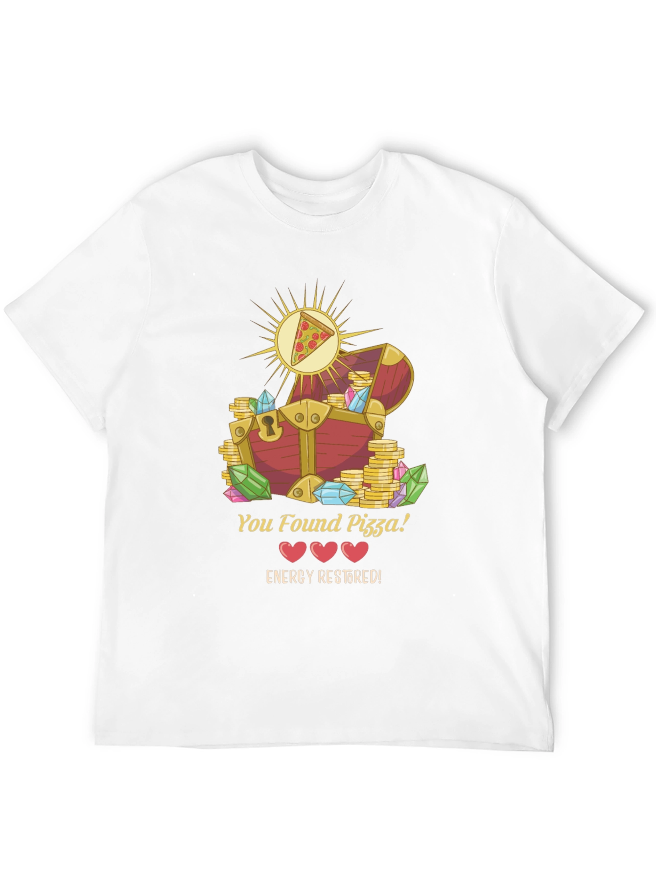 Pizza Treasure Chest Graphic Tee