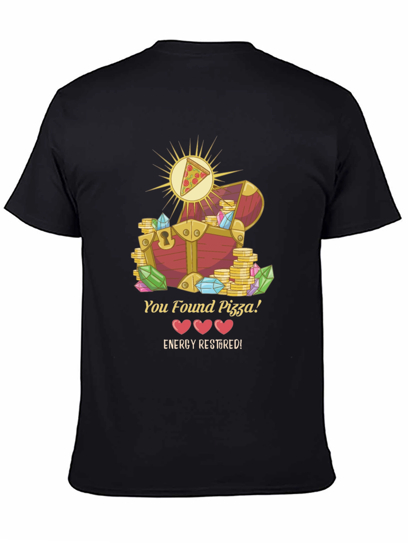 Pizza Treasure Chest Graphic Tee