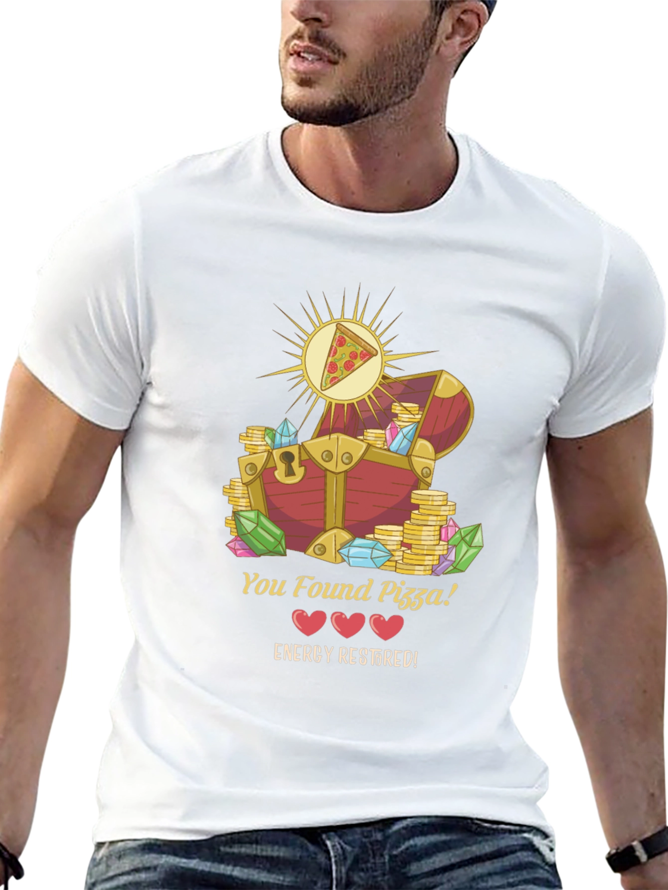 Pizza Treasure Chest Graphic Tee