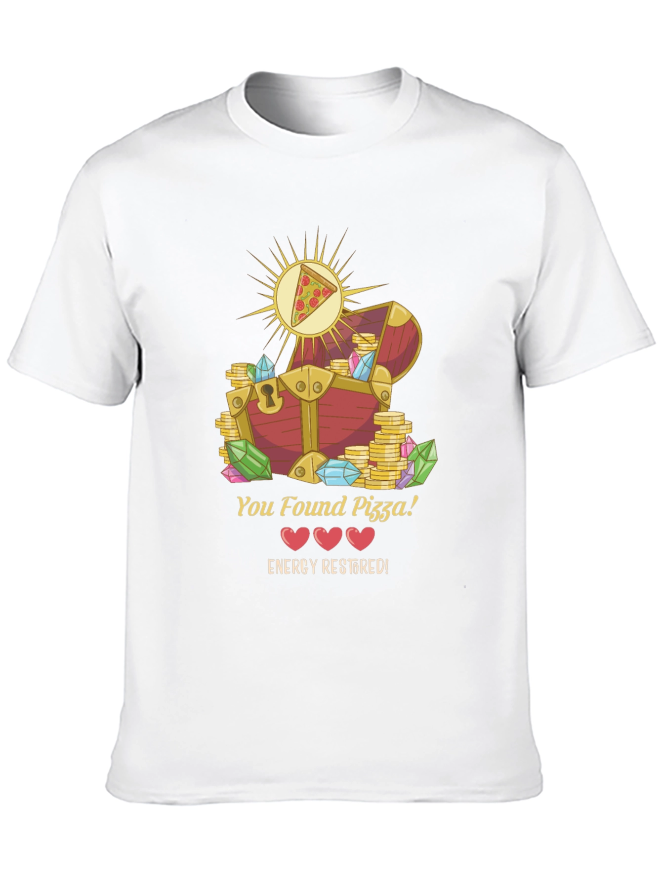 Pizza Treasure Chest Graphic Tee