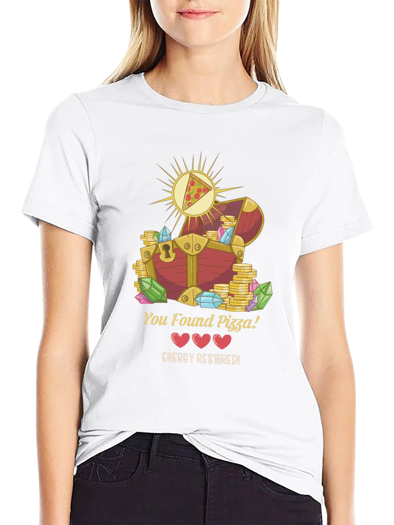 Pizza Treasure Chest Graphic Tee