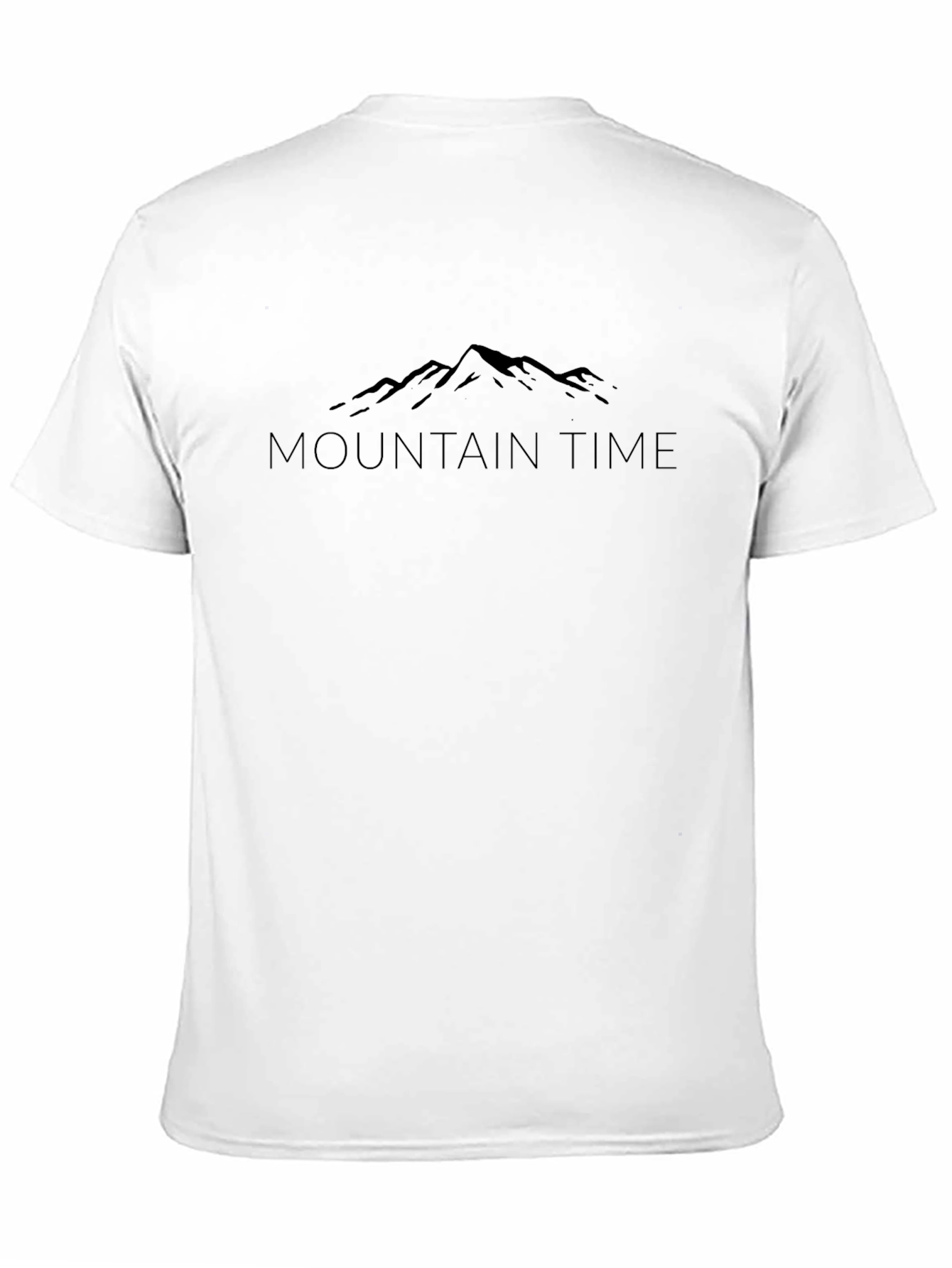 Mountain Time Graphic Tee - Black Unisex T-Shirt