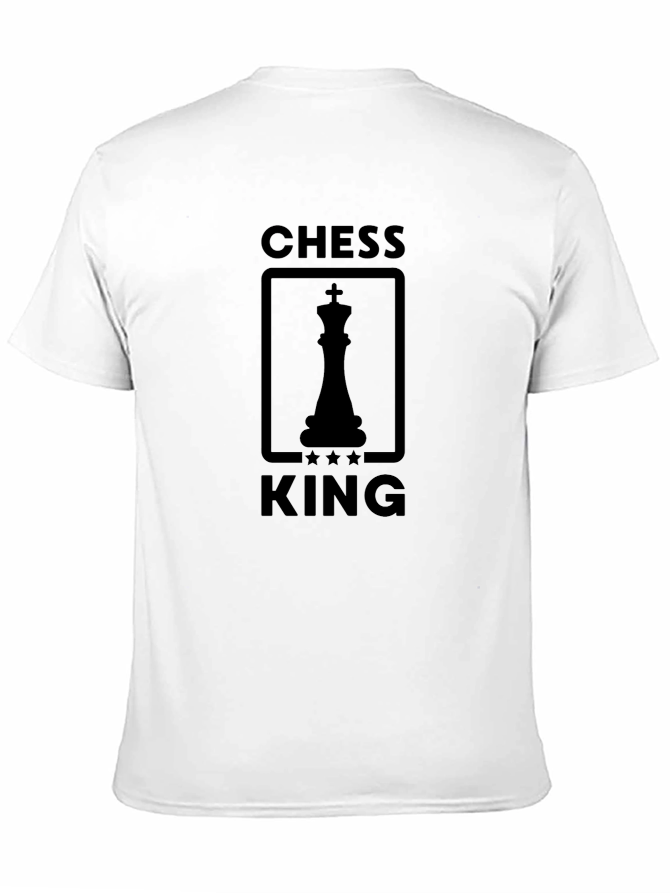 Chess King Black T-Shirt - Game Master Apparel