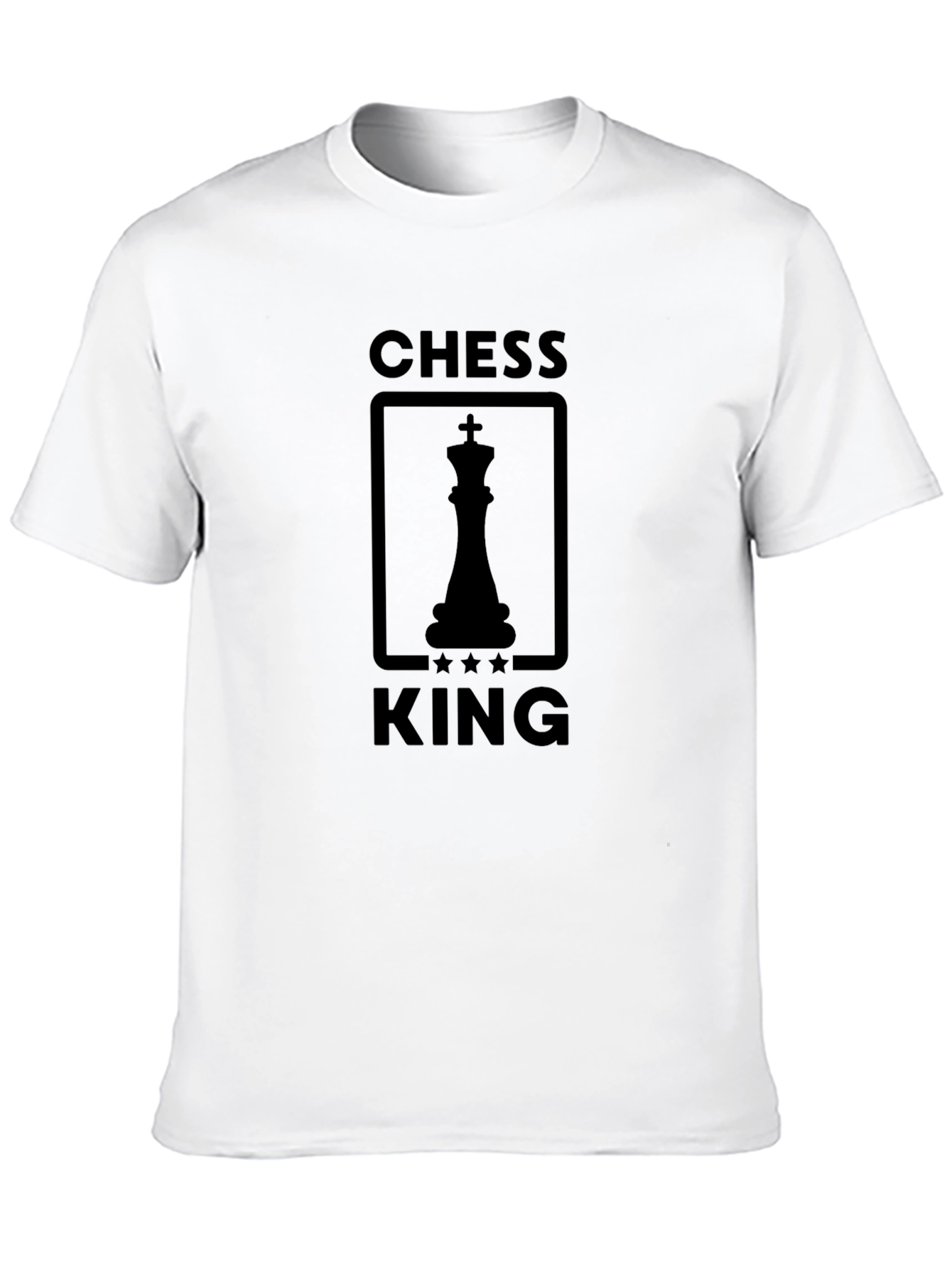 Chess King Black T-Shirt - Game Master Apparel