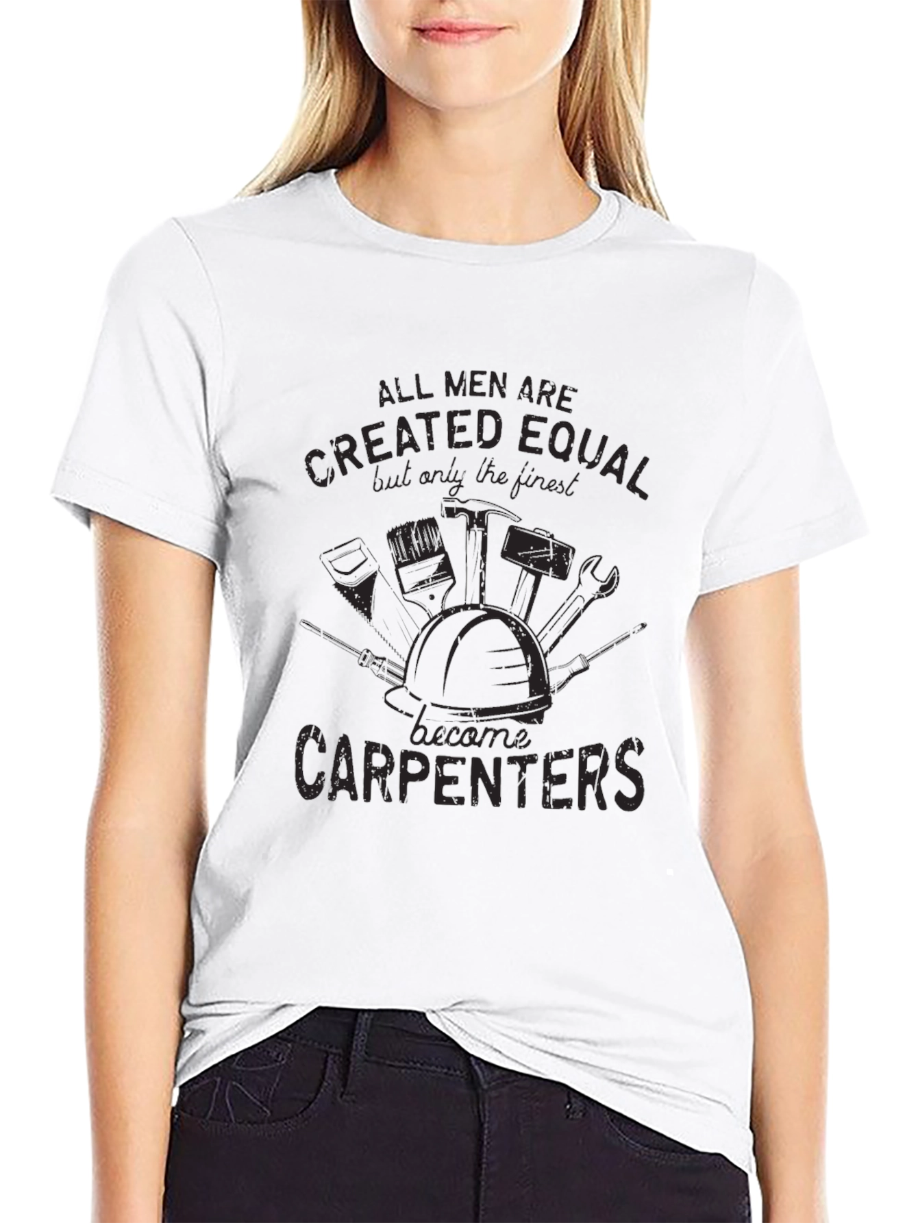 Carpenter Graphic T-Shirt - Mens Black Tee
