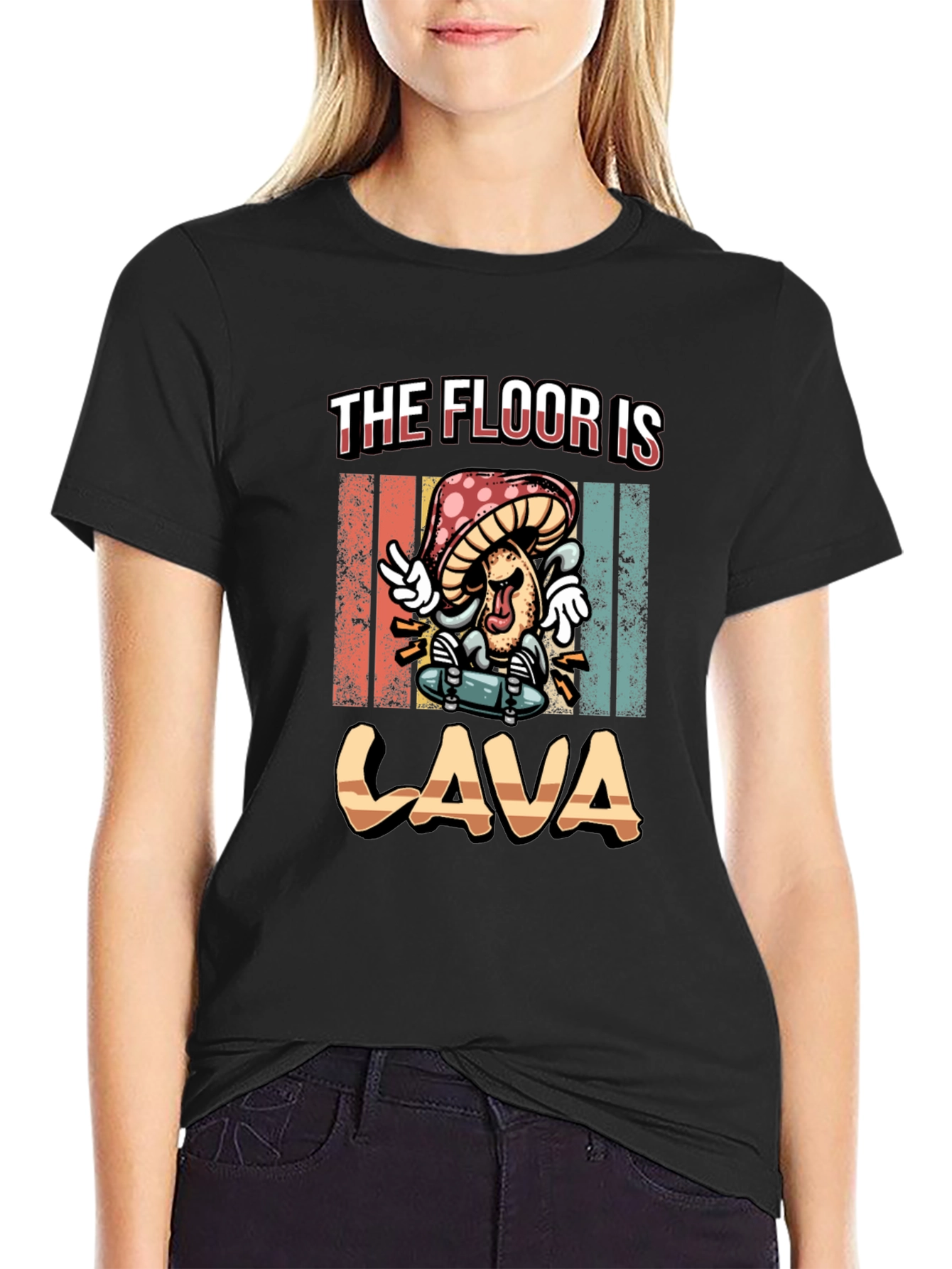The Floor is Lava Mushroom T-Shirt